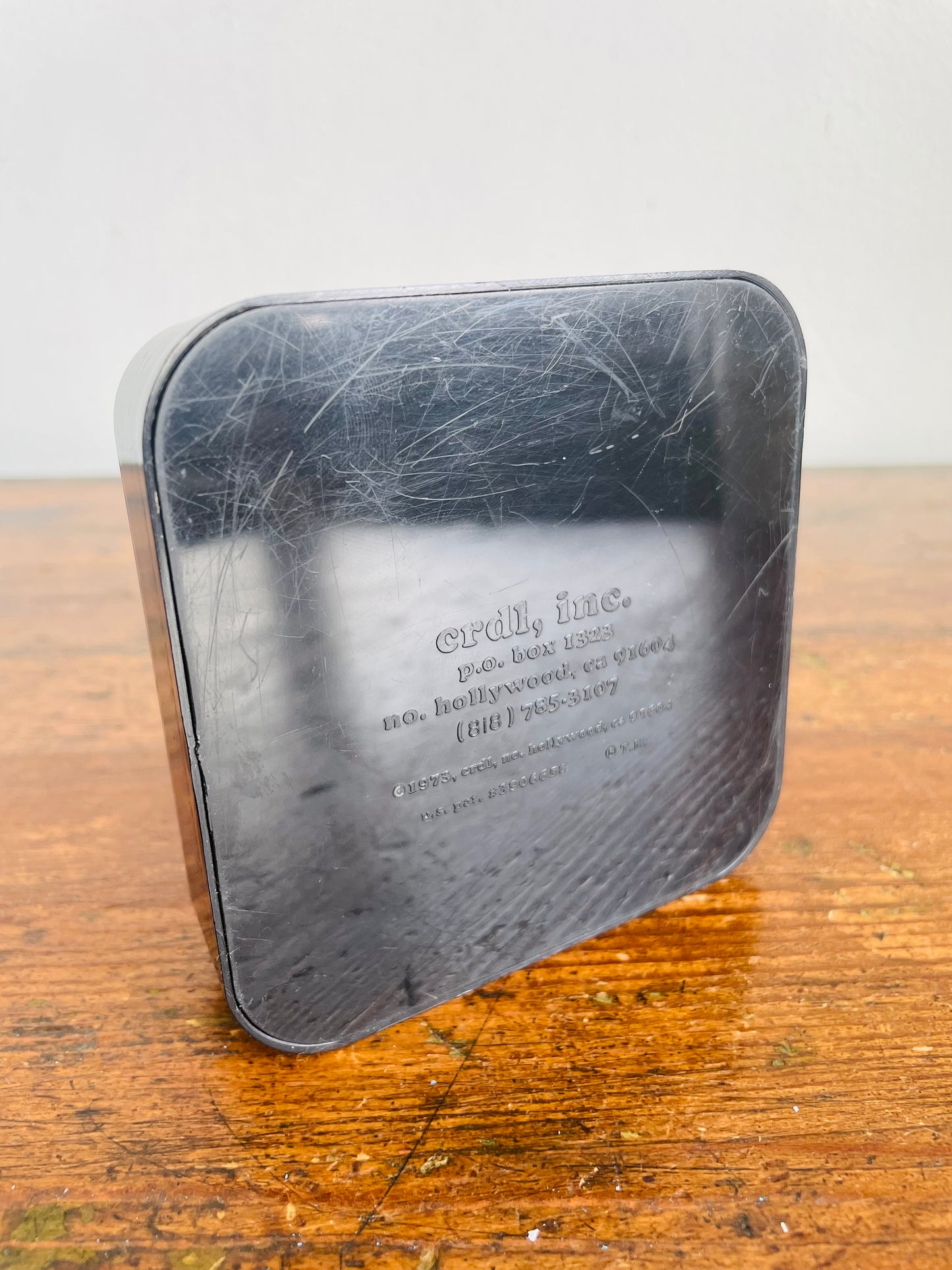 Vintage 1973 Crdl Inc. Magnetic Moldable Desk Toy Paperweight Puzzle Sculpture Game - Mini Metal Pieces to Shape for Hours of Fun! - Made in Hollywood, California
