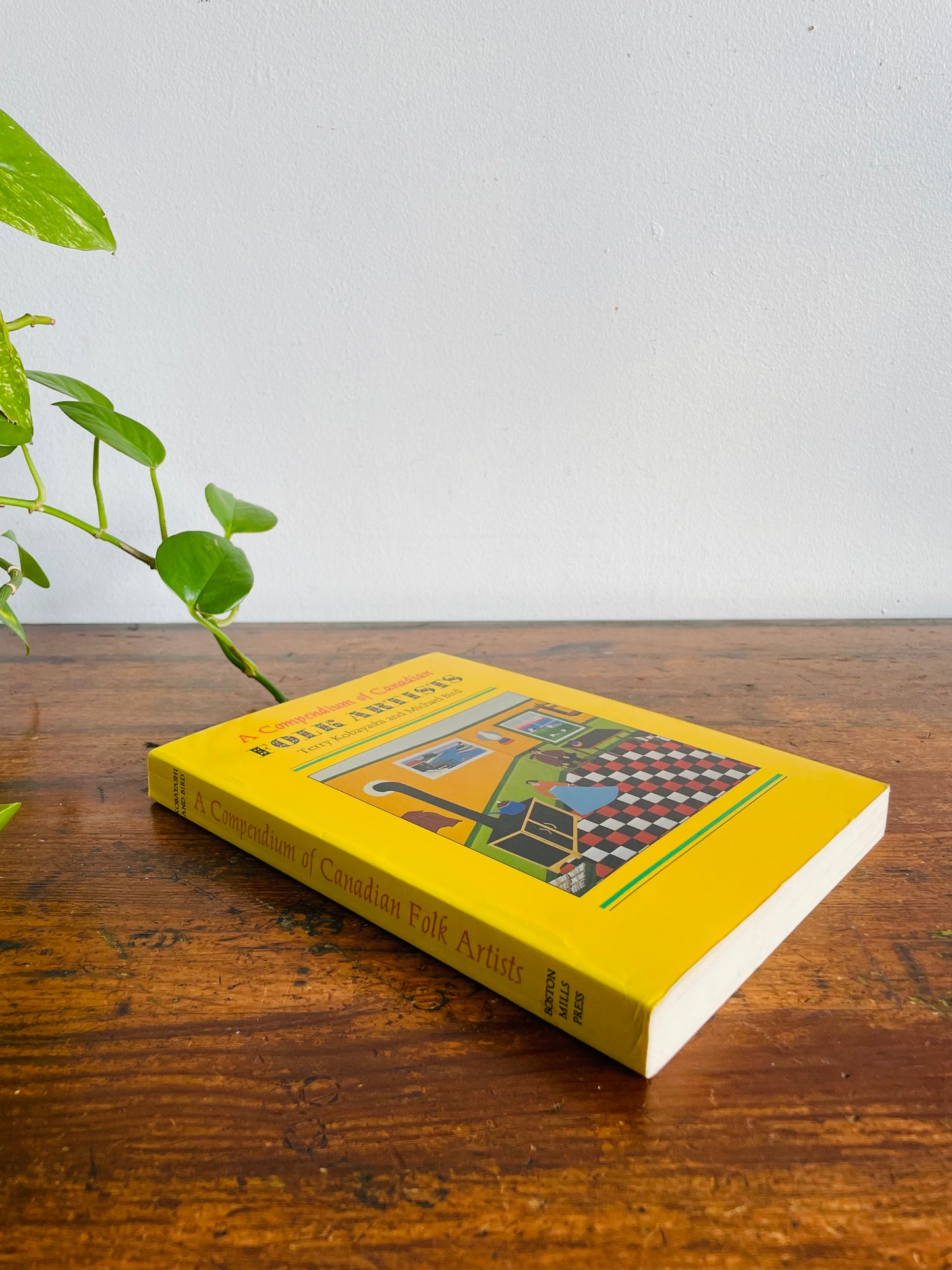 Vintage A Compendium of Canadian Folk Artists Book by Terry Kobayashi & Michael Bird (1985)