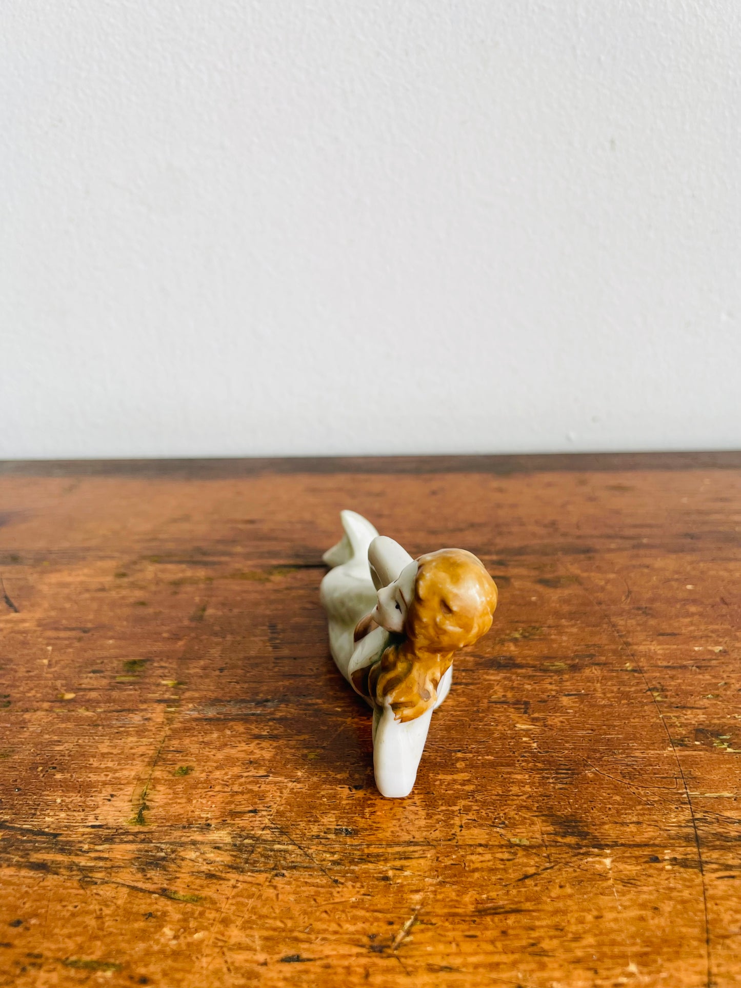 Vintage Reclining Mermaid Figurine - Made in Japan