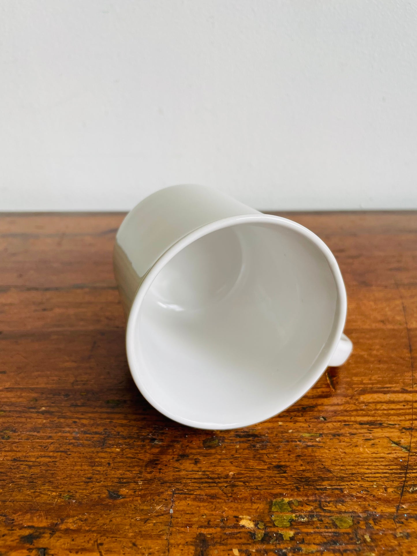 White Florida Mug with Orange Fruit Design - Made in Japan