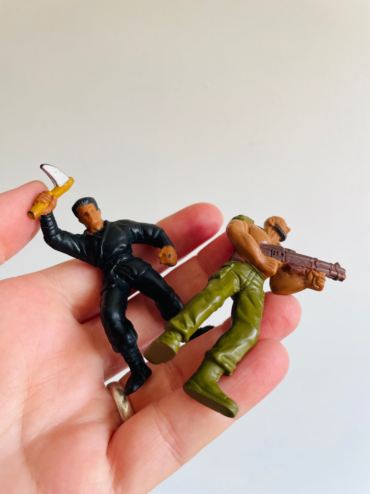 1986 Mattel GUTS! Action Figures - Jungle Fighters Squad & Aikido Squad - Set of 2