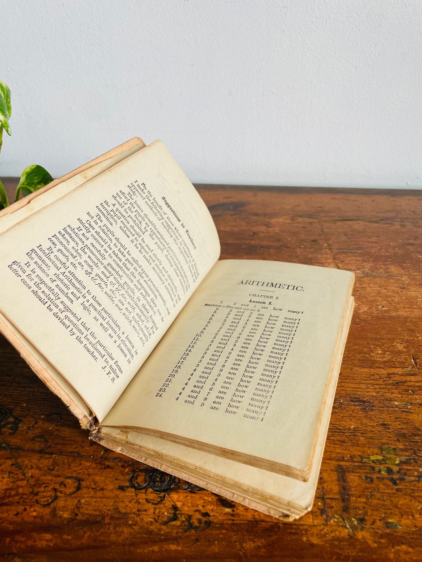 Antique Stoddard's American Intellectual Arithmetic Hardcover Book - Toronto Published by Adam Miller (1868) - 158 Years Old