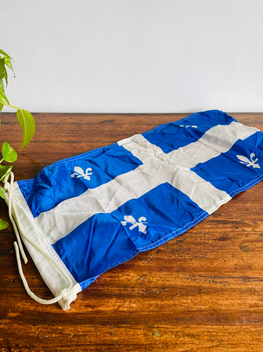 Nylon Yacht Boating Flag - Quebec Canada