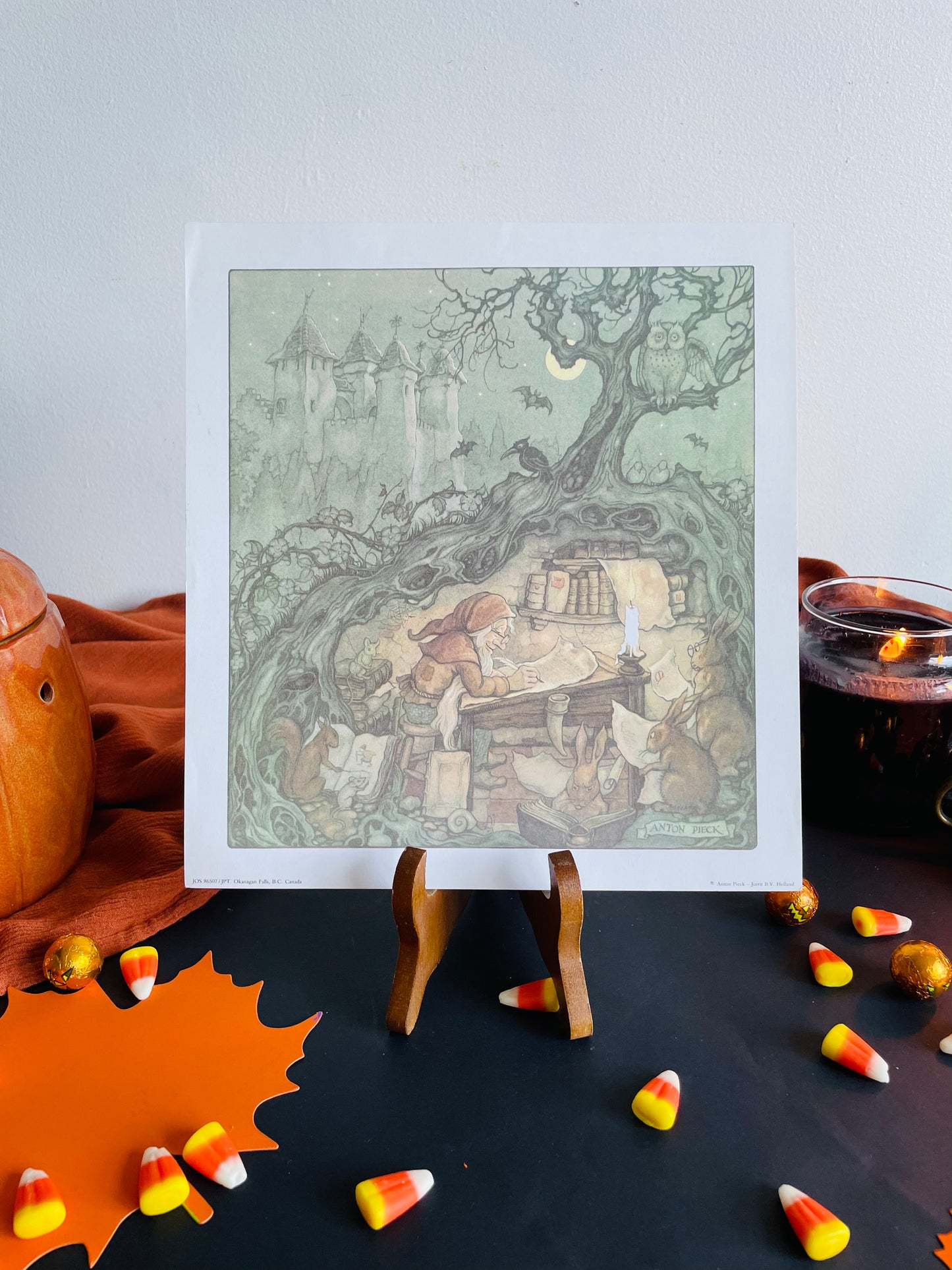 Anton Pieck Mythical Forest Print #1
