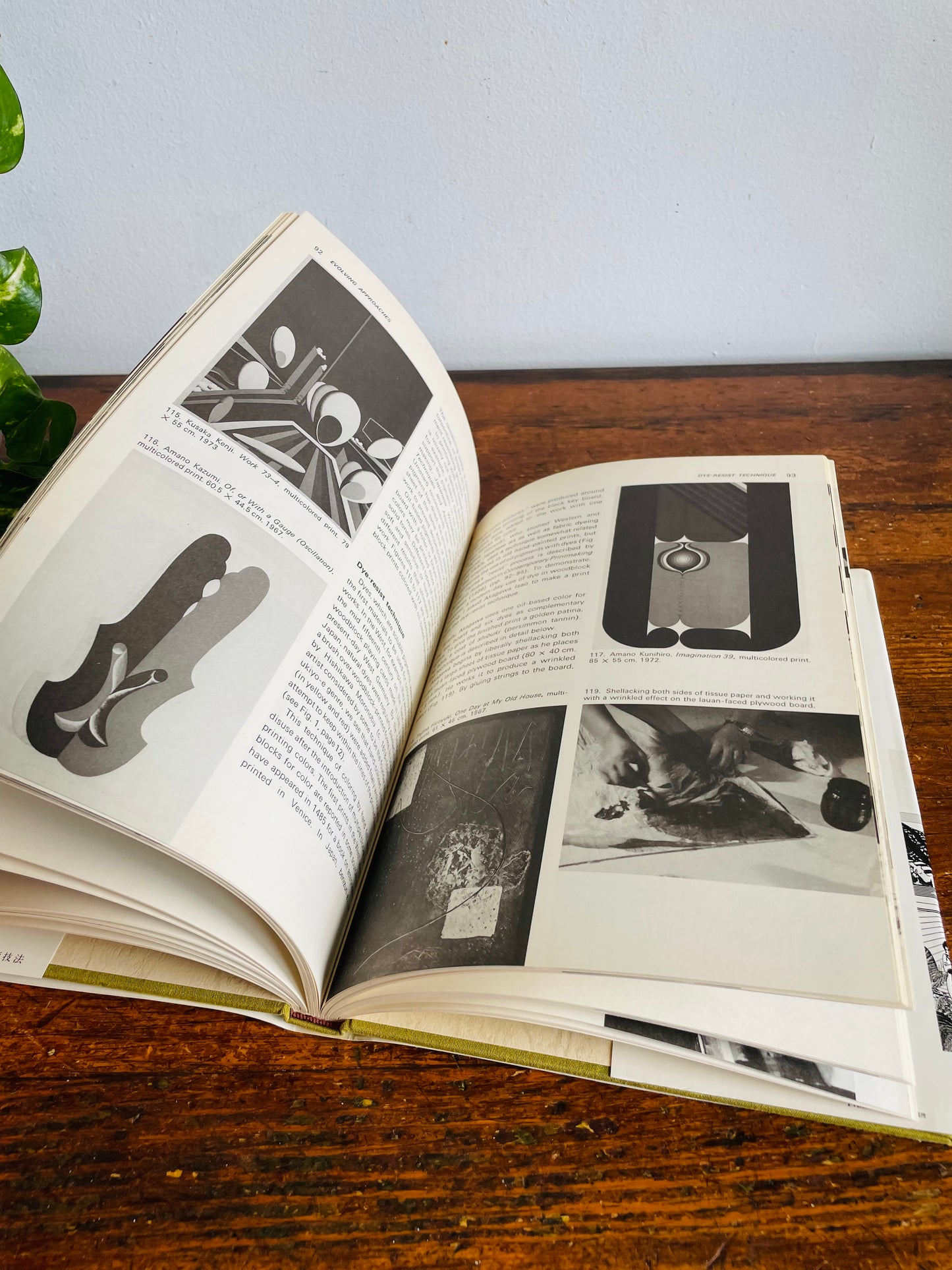 Vintage Evolving Techniques in Japanese Woodblock Prints Clothbound Hardcover Book by Gaston Petit & Amadio Arboleda - First Edition (1977)