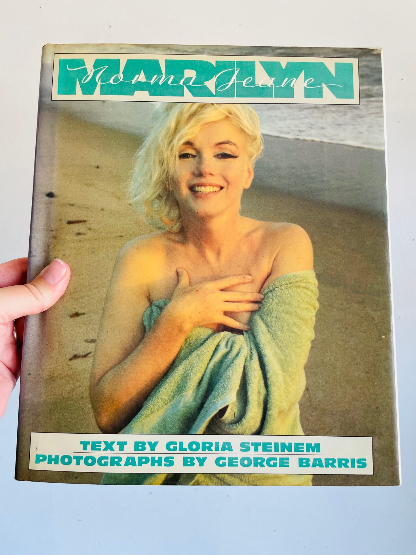 Vintage Marilyn: Norma Jeane Hardcover Coffee Table Book - Text By Gloria Steinem & Photographs By George Barris (1986)