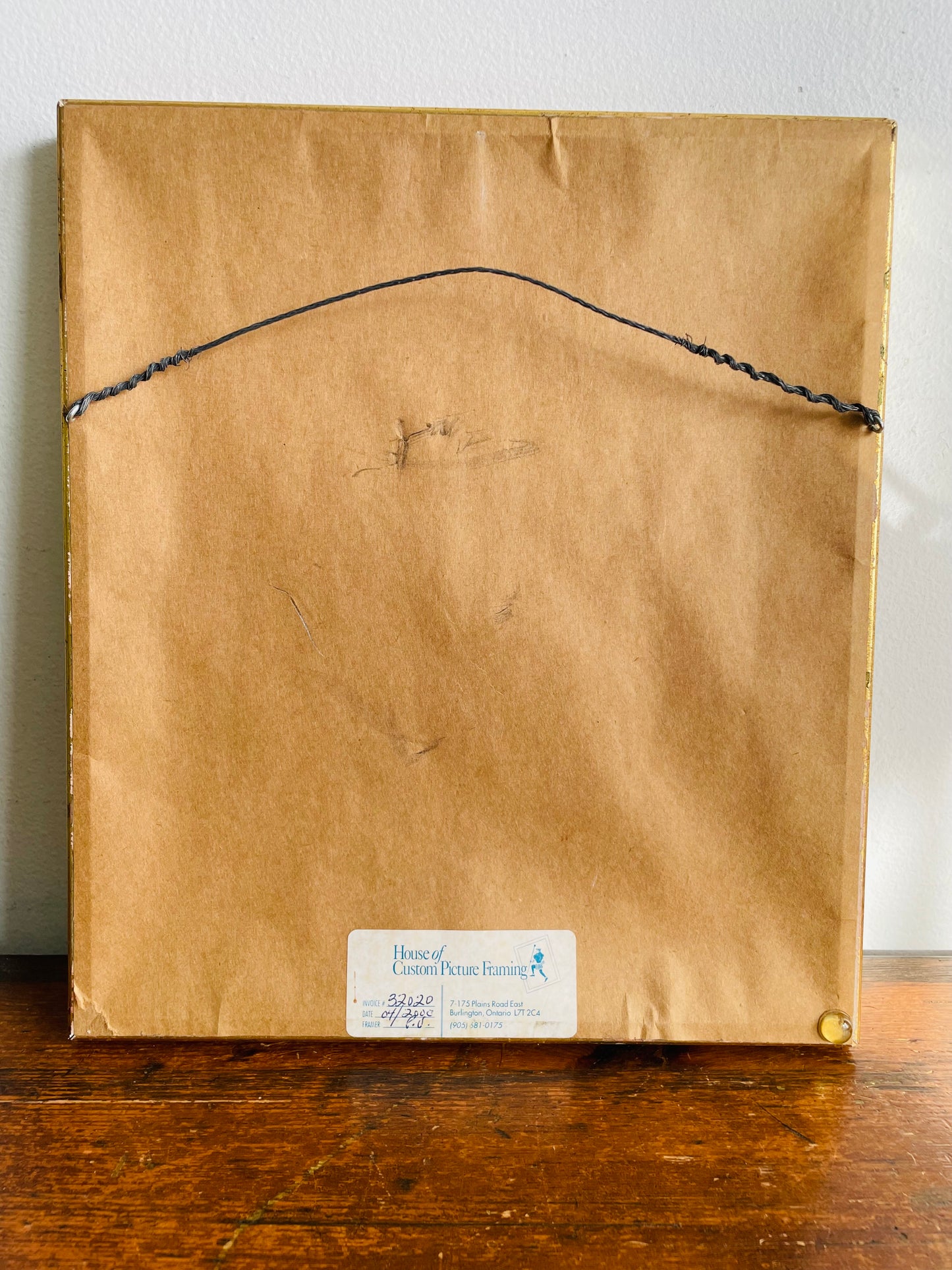 Vintage Illustrated Print Picture of Golden Eagle Bird with Chicks in Nest Overlooking Mountains - Gold Frame & Details, Unique Mat & Professionally Framed - Stunning Colours!