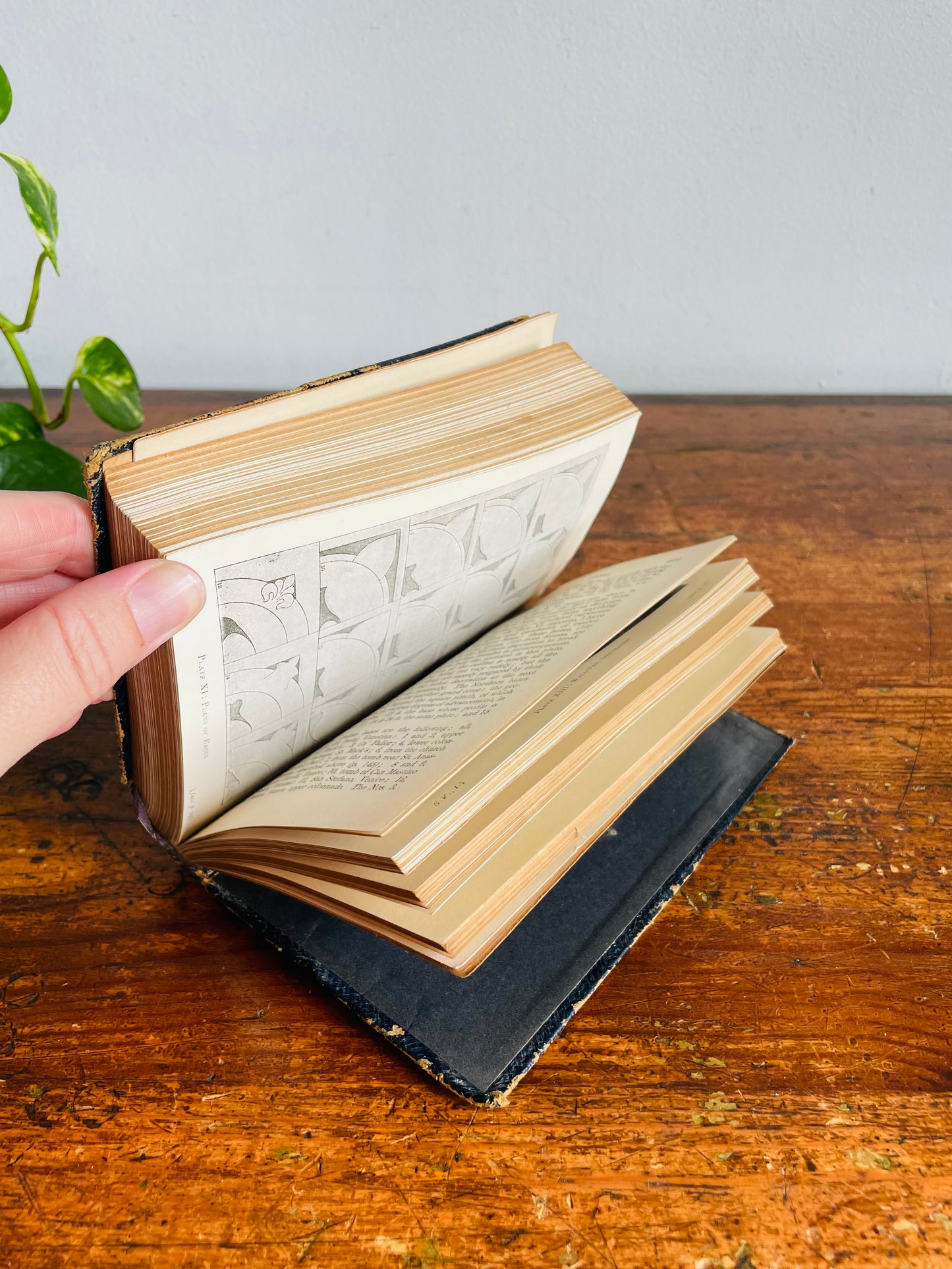 Antique The Stones of Venice: Volume 1 Hardcover Book by John Ruskin (1907) - Illustrated History of Architecture - Byzantine, Gothic & Renaissance