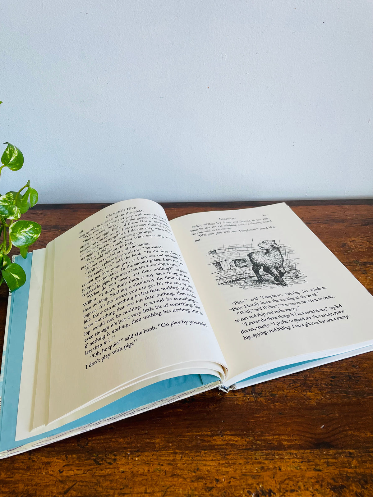 Vintage Charlotte's Web Hardcover Book By E.B. White - Illustrated By Garth Williams - Special Read Along Edition (1980)