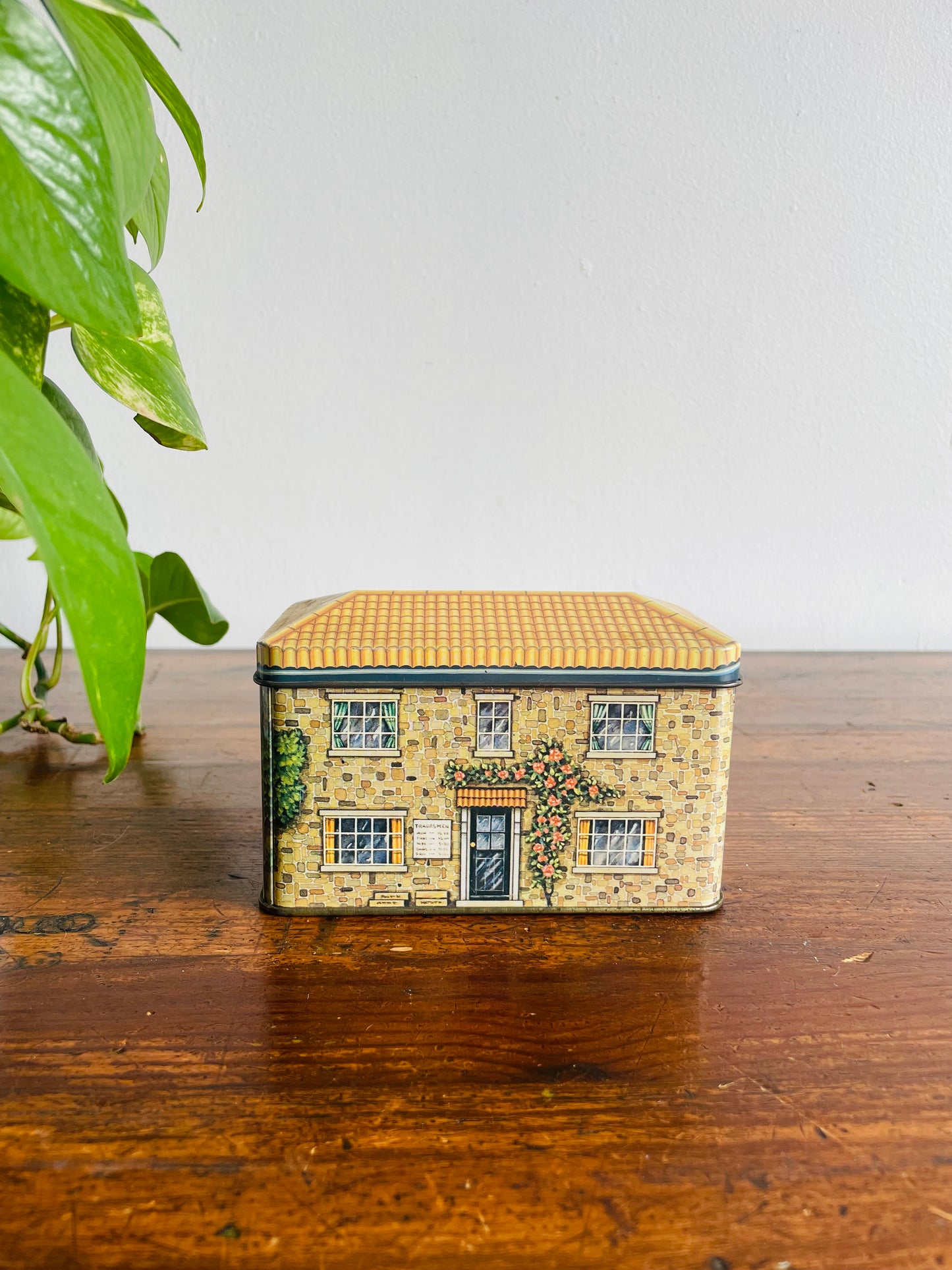 The Sweetshop Country Store Shaped Tin with Lid - The Tin Box Company Designed by Daher - Made in England