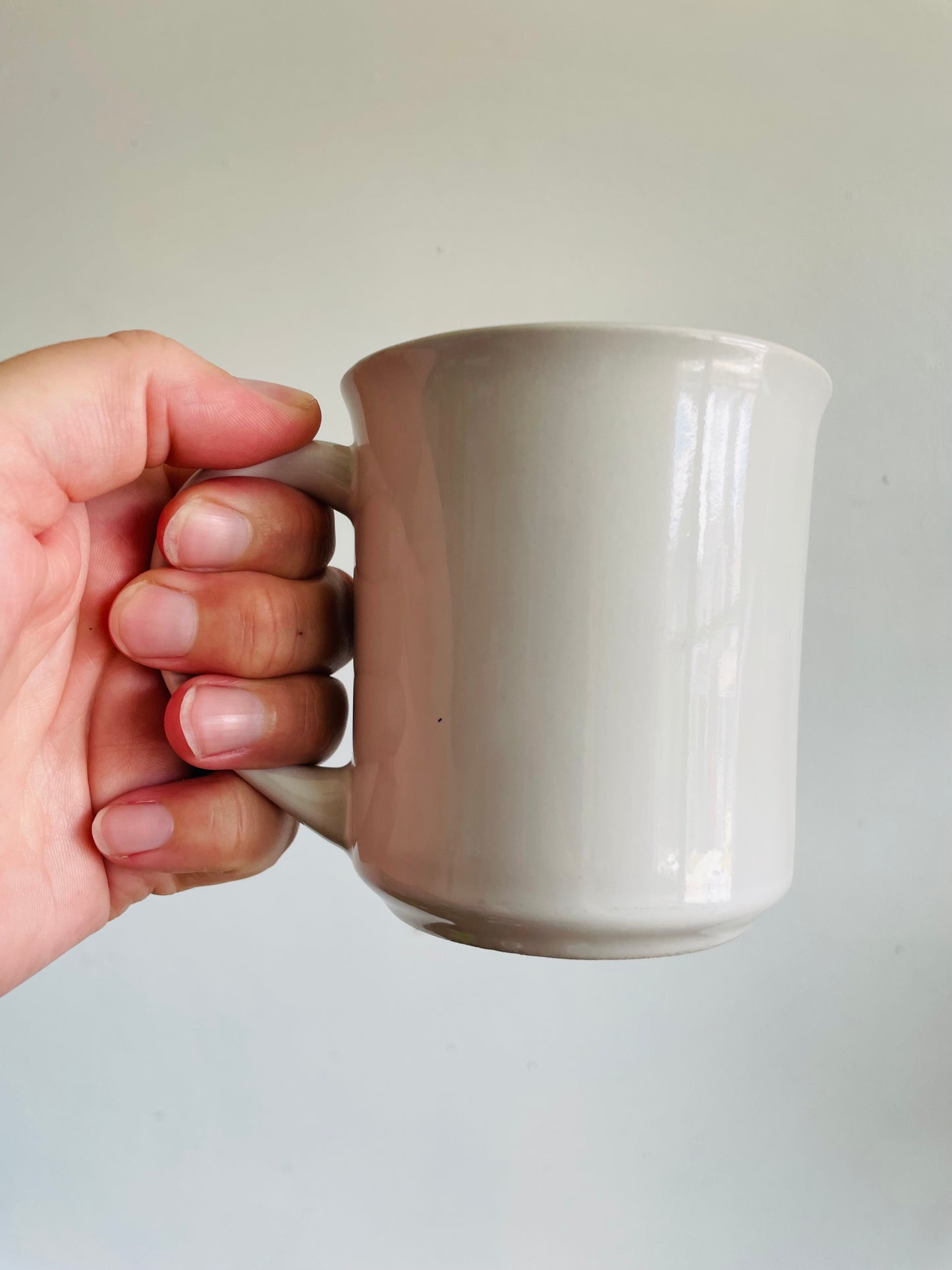 White Florida Mug with Orange Fruit Design - Made in Japan