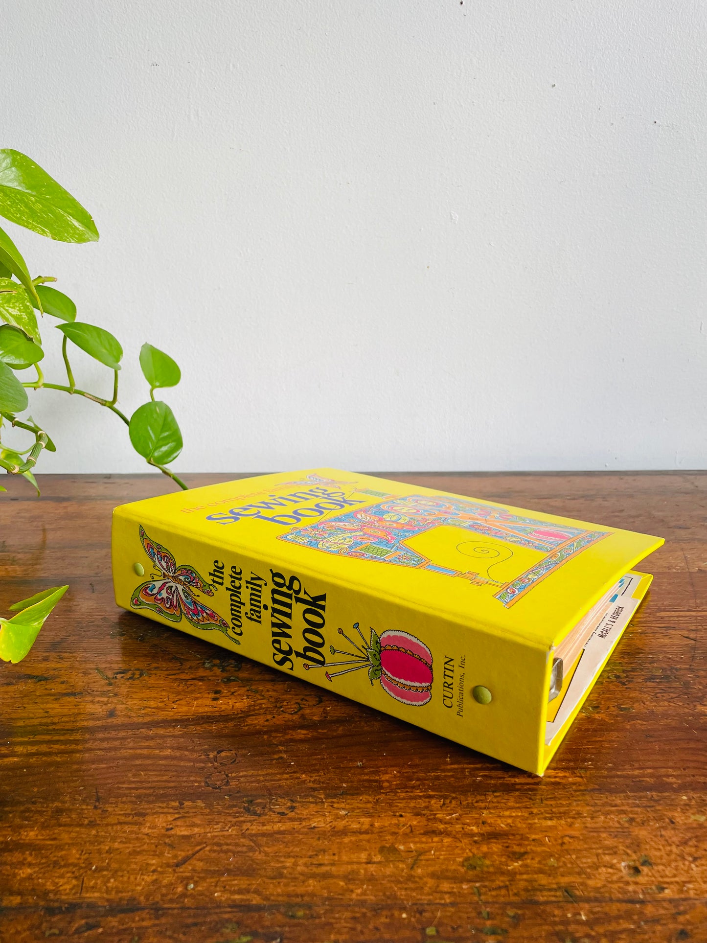 Vintage The Complete Family Sewing Book Binder (1971)