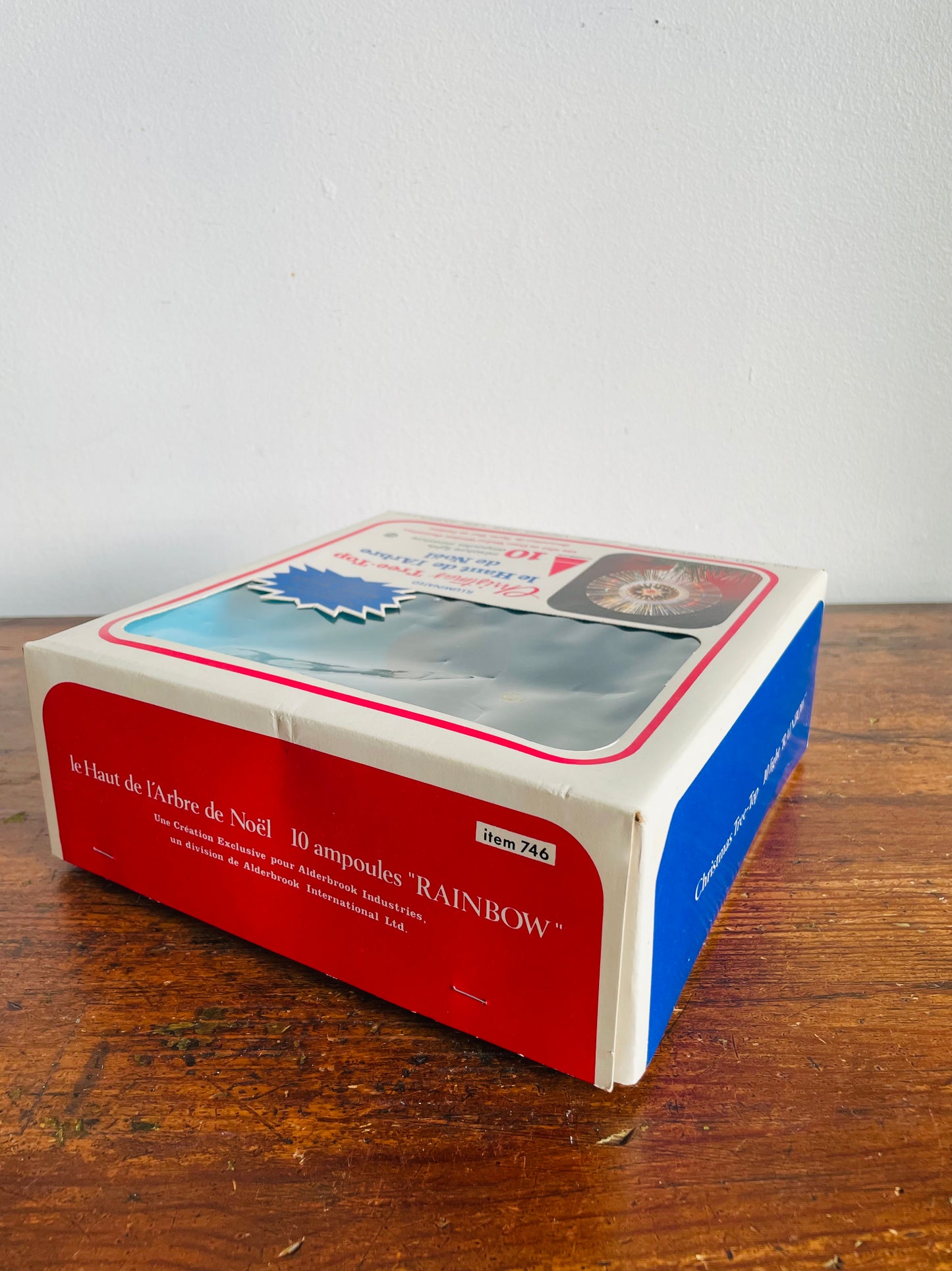 Vintage Alderbrook Industries Illuminated Fiber Optic Christmas Tree Topper - Tested / Works!