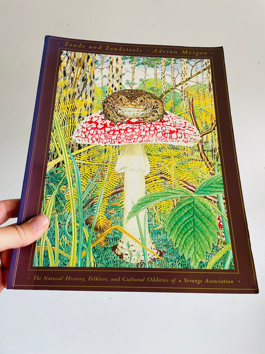 Vintage Toads & Toadstools: The Natural History, Folklore, and Cultural Oddities of a Strange Association Softcover Book by Adrian Morgan (1995)