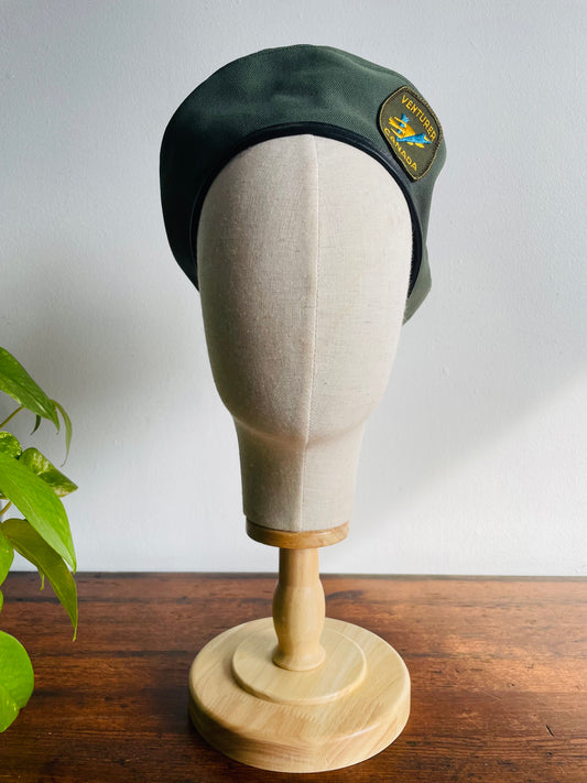 Official Beret Boy Scouts of Canada - Union Label - Size Large - Venturer - Made in Canada