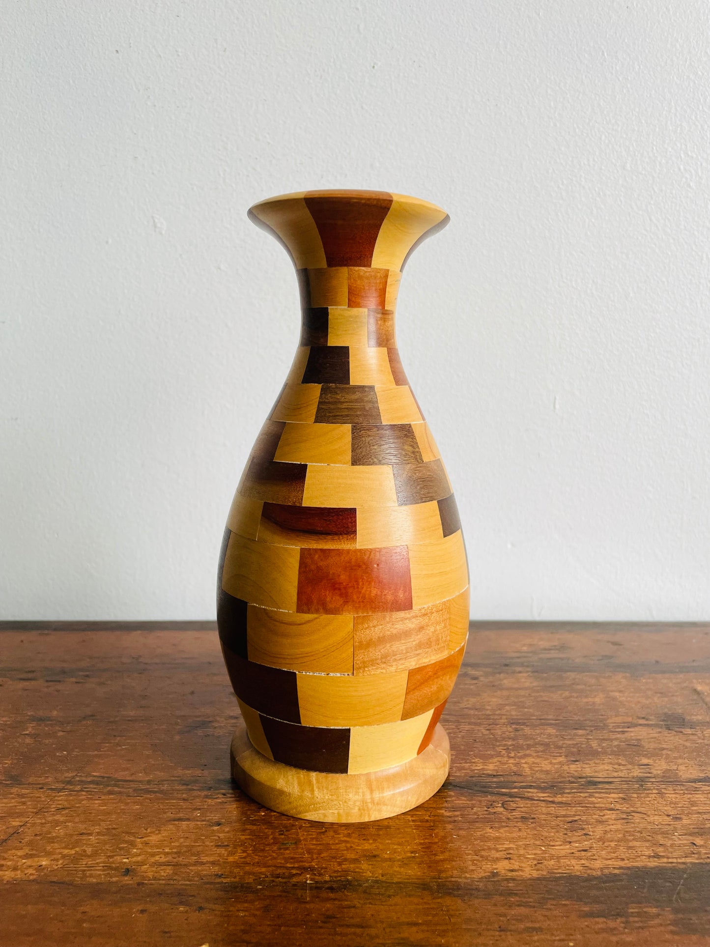 Wood Turned Segmented Vase