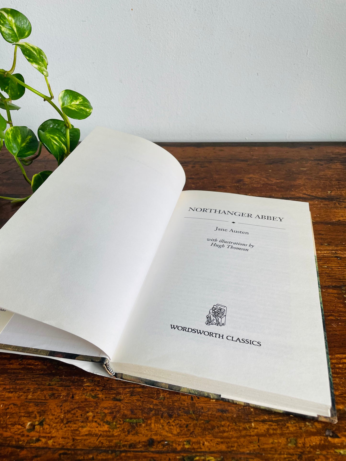 Vintage Northanger Abbey Hardcover Book by Jane Austen with Illustrations by Hugh Thomson (1995)