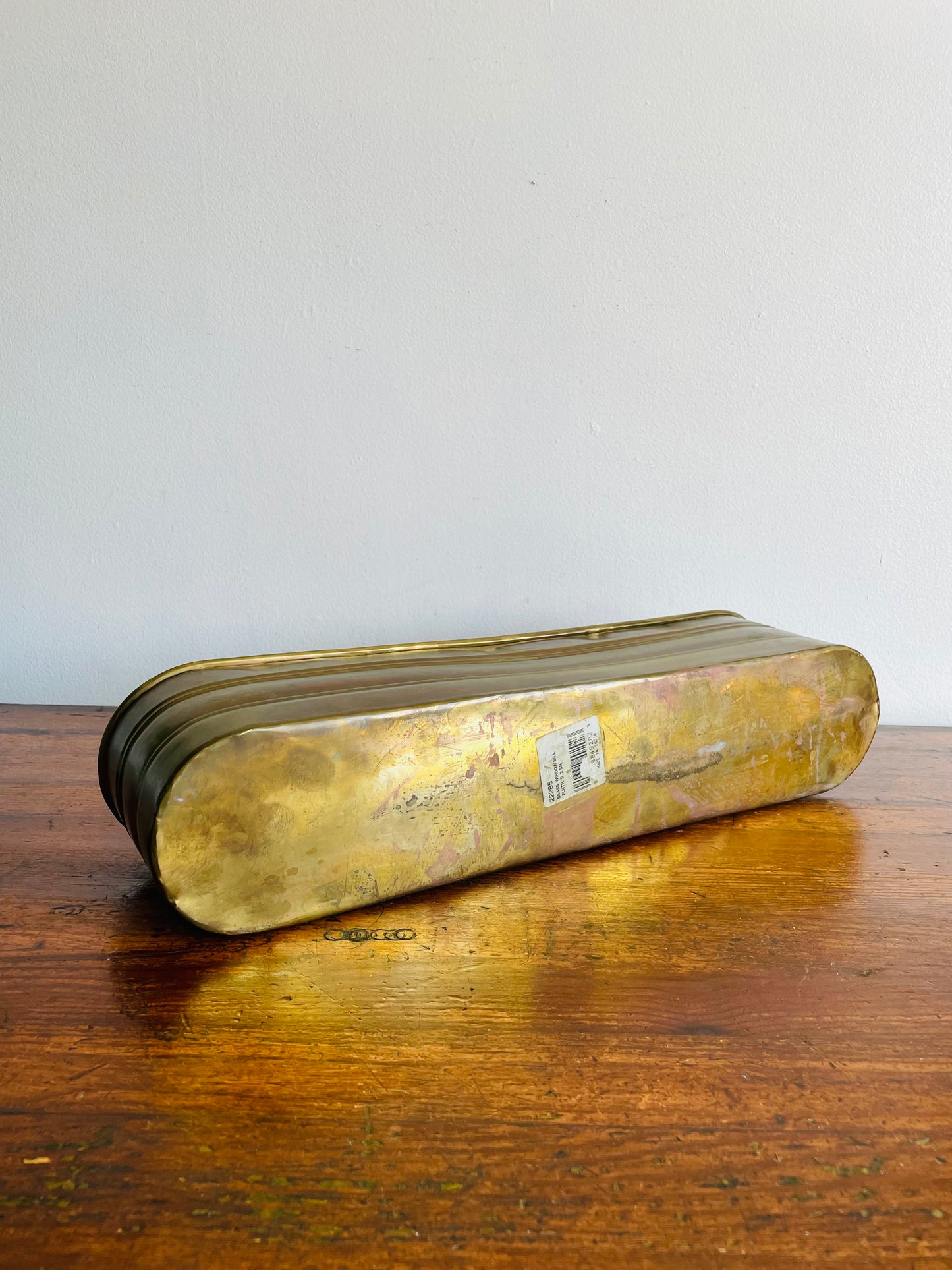 Long Brass Windowsill Trough Planter - Made In India