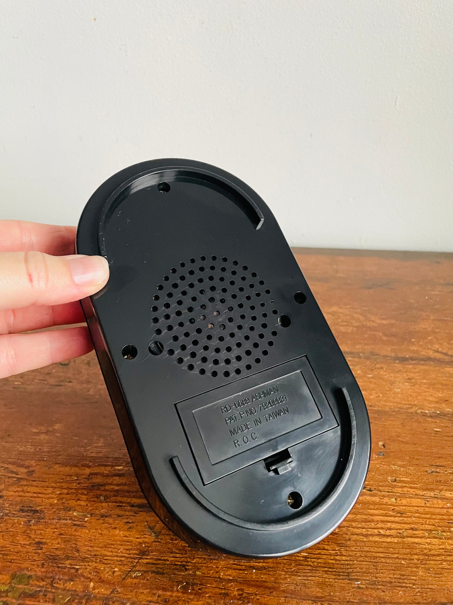 Vintage Novelty Gag Gift Ashman Ashtray - Coughs & Says "No Smoking!" When You Lift It - Made in Taiwan - Tested / Works!