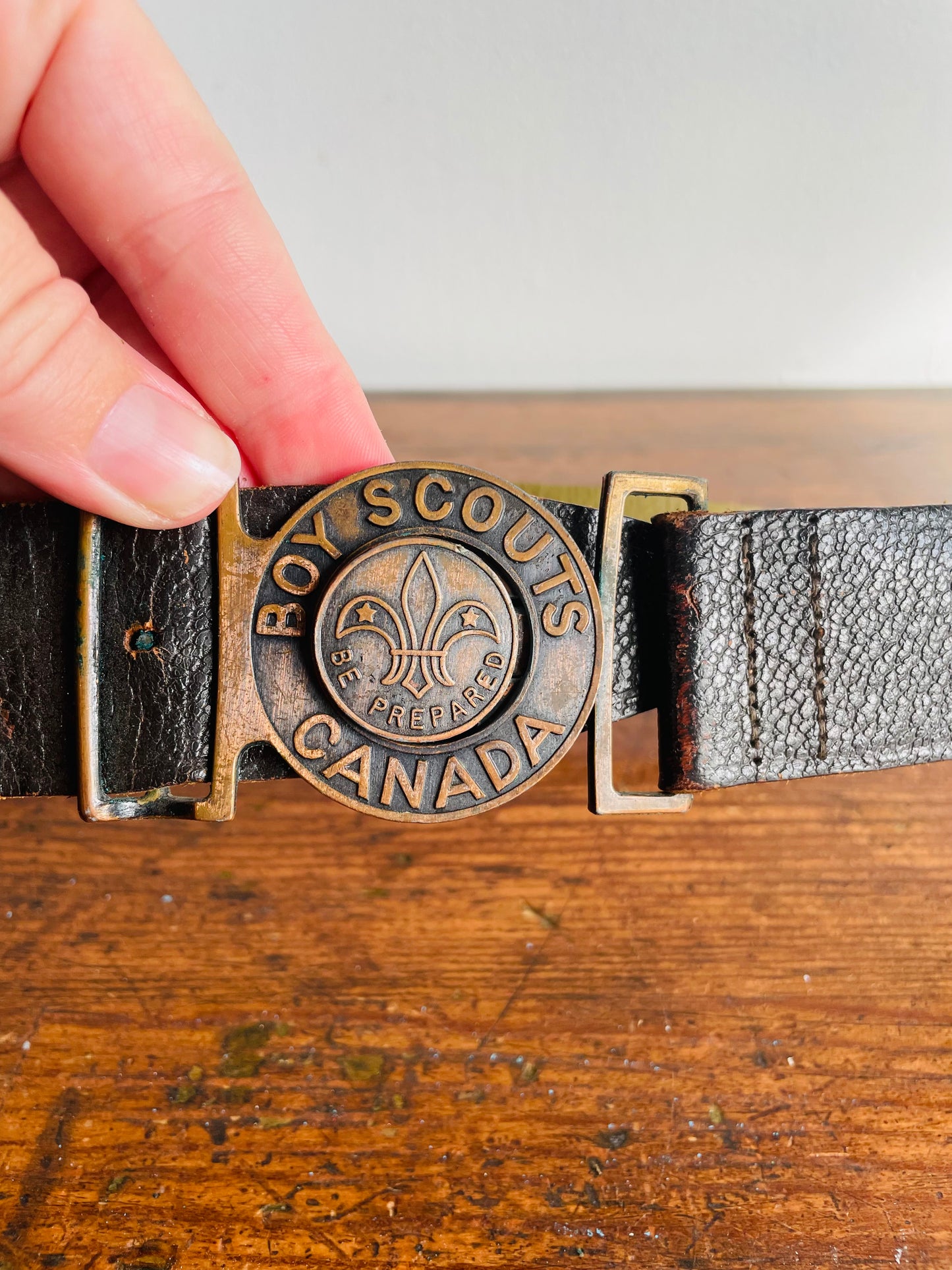 Official Belt Made Expressly for The Boy Scouts Association - Genuine Cowhide - Size 30 - Boy Scouts of Canada