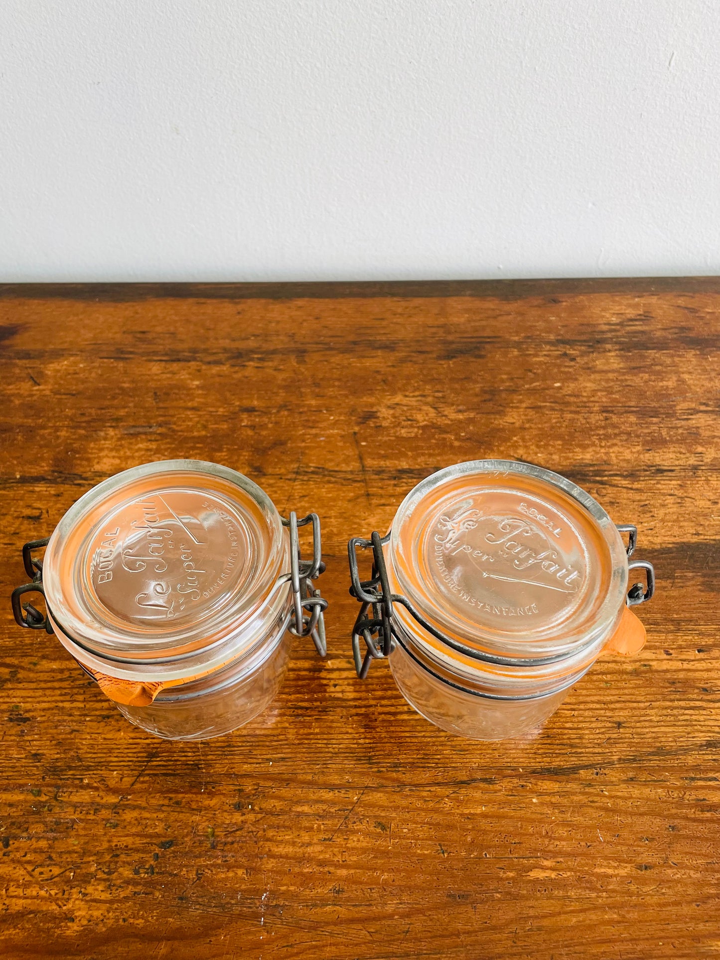 Le Parfait Super Glass Jar with Hinged Locking Lid that Seals - 200 ml - Made in France - Set of 2 Jars