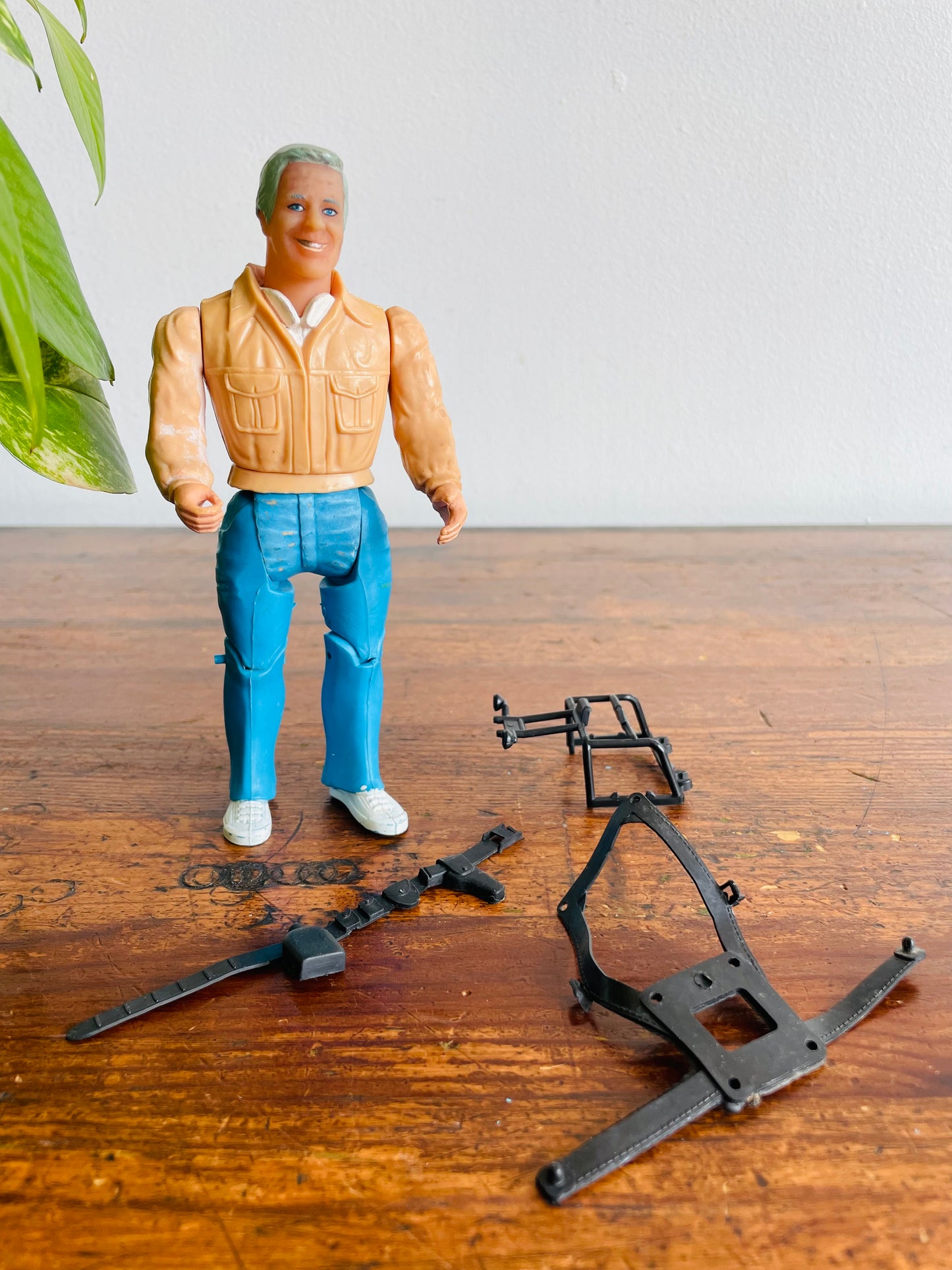 1983 The A-Team John Hannibal Smith Articulated Action Figure with 3 Accessories