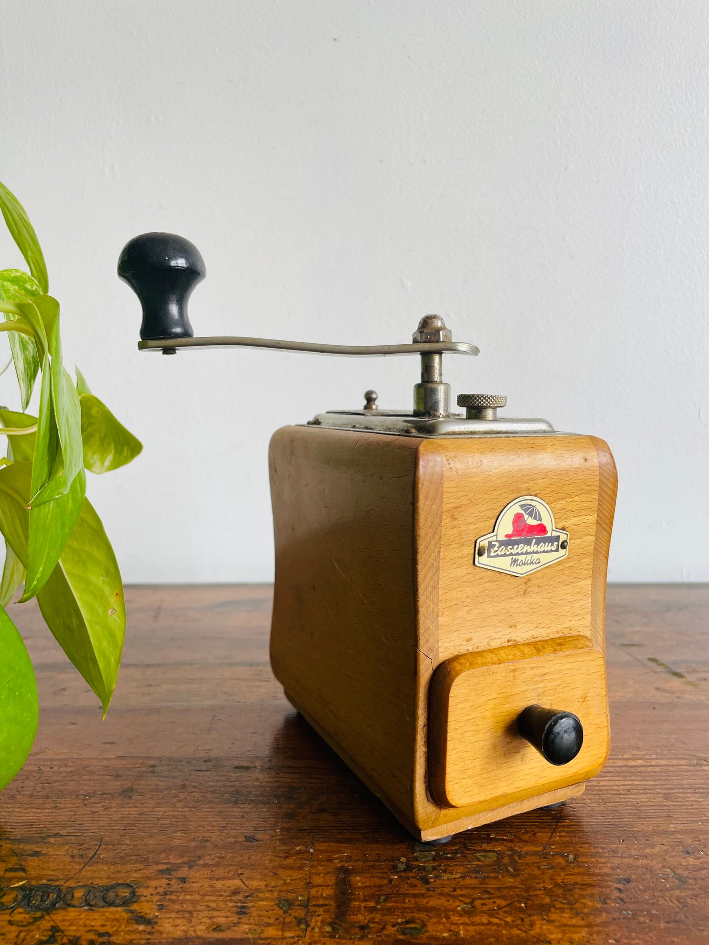 Zassenhaus Mokka German Crank Wood Coffee Grinder