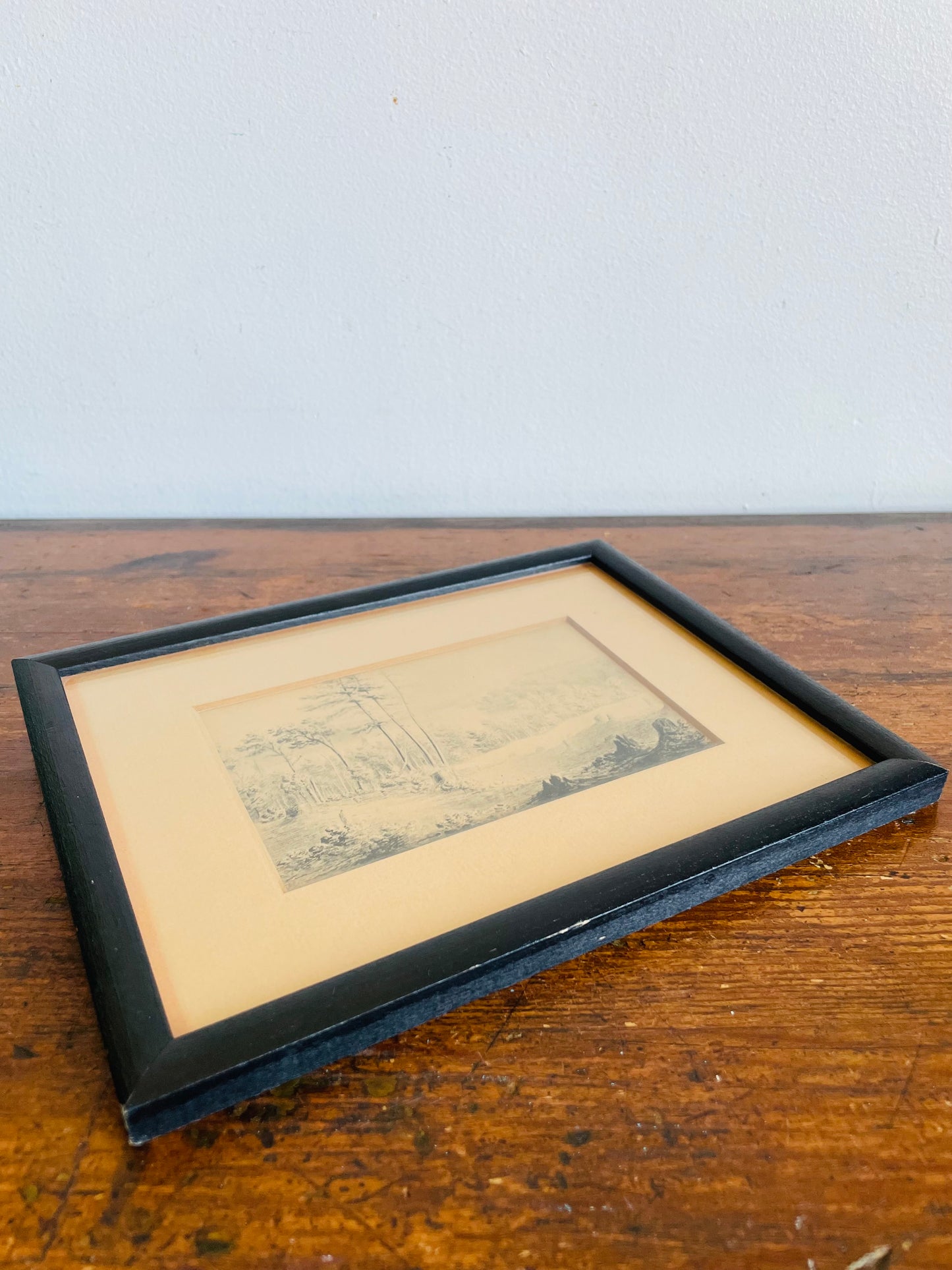 Vintage Print Picture "Sturgeon Lake" From the Original Anne Langton Sketches Fenelon Falls Public Library Collection - Ontario, Canada