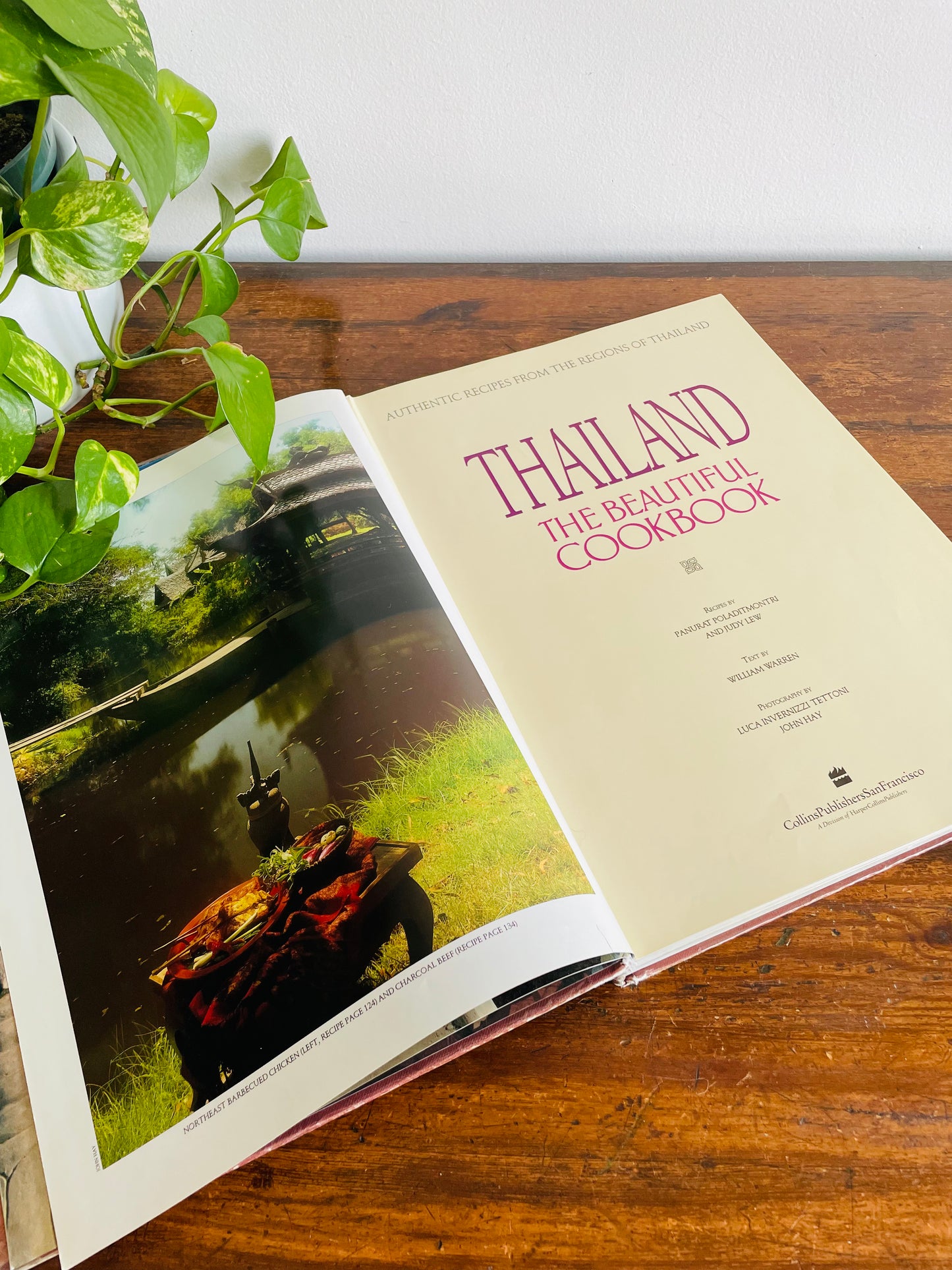 Thailand: The Beautiful Cookbook - Giant Hardcover Book with Photos (1992)