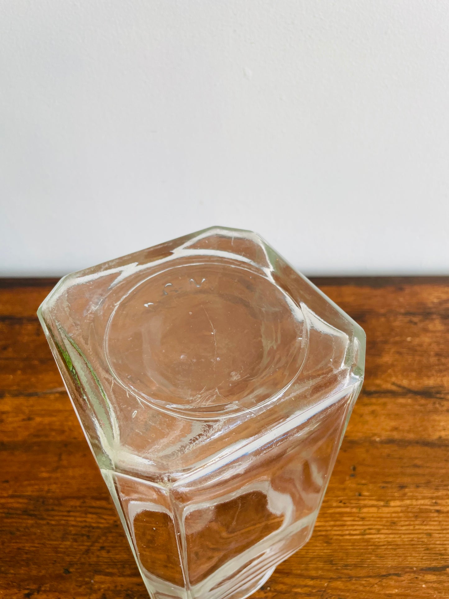 Giant Heavy & Solid Clear Glass Pharmacy or Candy Store Apothecary Jar with Lid