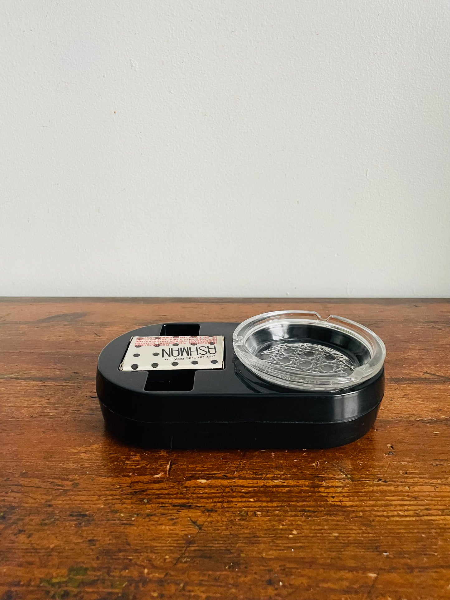 Vintage Novelty Gag Gift Ashman Ashtray - Coughs & Says "No Smoking!" When You Lift It - Made in Taiwan - Tested / Works!