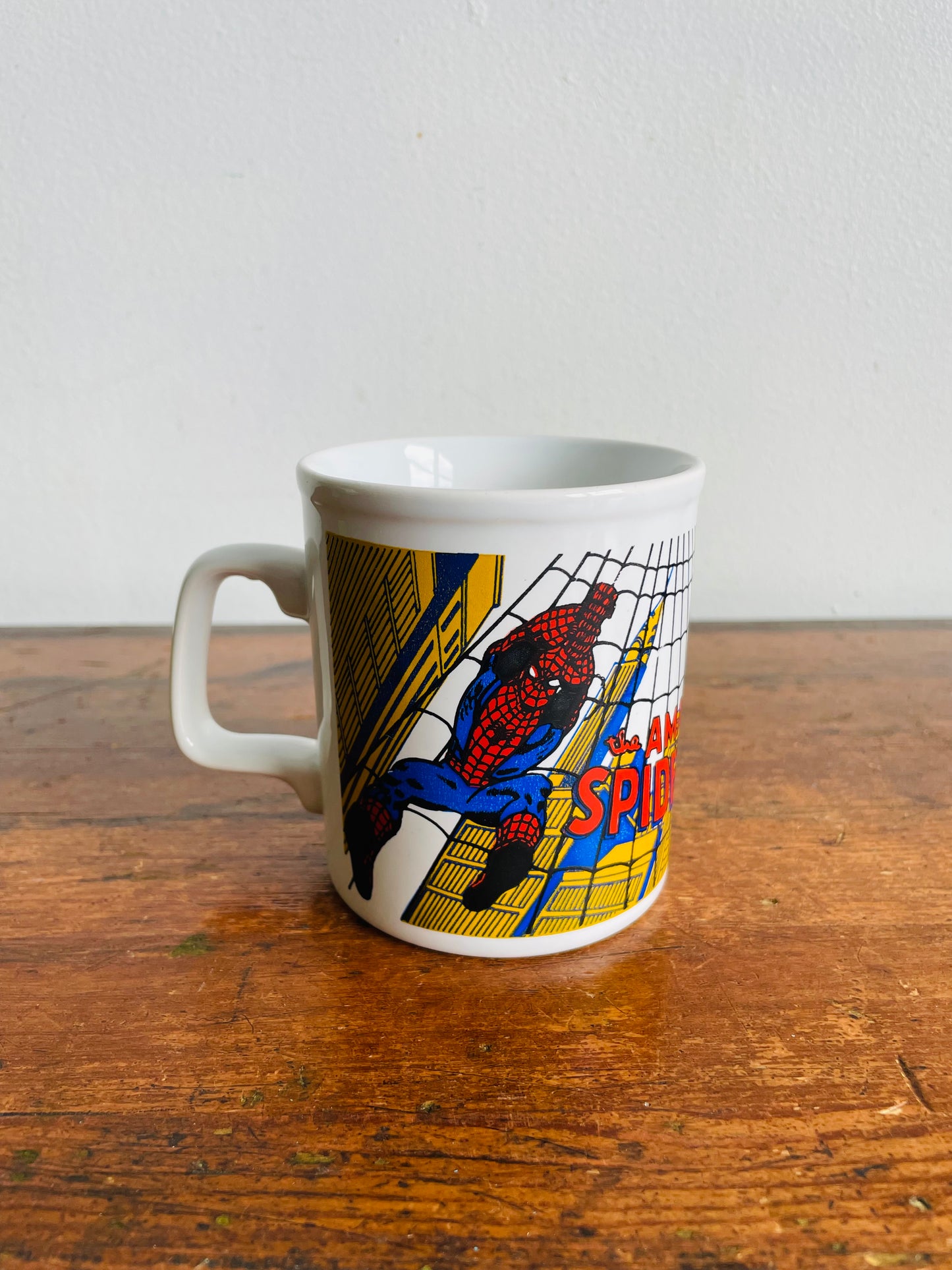 Vintage 1979 Marvel Comics The Amazing Spider-Man Mug - Kiln Craft Tableware - English Ironstone - Made in England