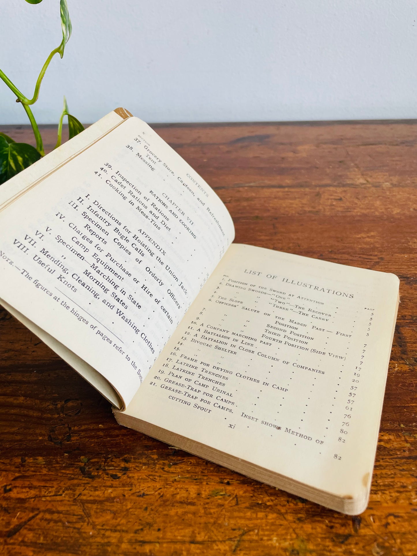 Antique WW1 1915 Imperial Army Series Camps, Billets, Cooking Ceremonial Hardcover Book