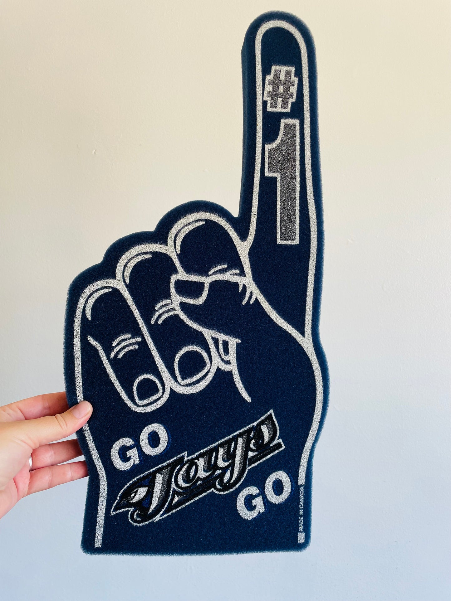 Go Jays Go # 1 - Toronto Blue Jays Giant Foam Finger Hand