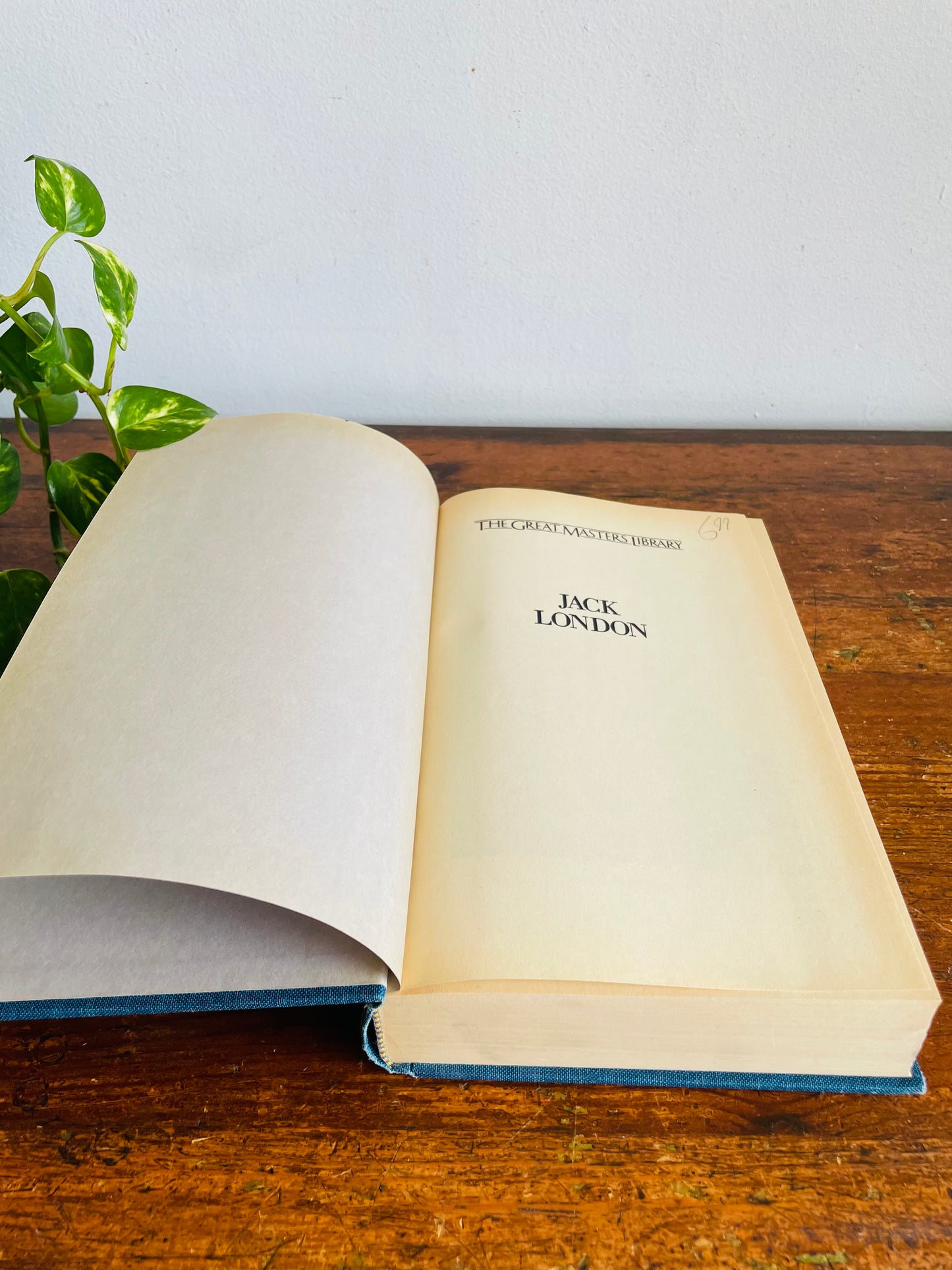 Vintage Jack London Compilation Hardcover Book - The Call of the Wild, White Fang, The Sea-Wolf & 40 Short Stories (1980)