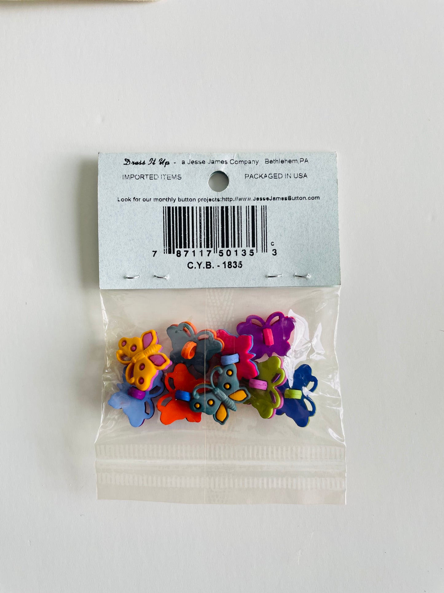 Vintage Groovy Sewing Notions Bundle - Peace, Flower Power, Butterfly, Stars & Shapes Buttons - Fuddle Duddle Floral Iron-On Patches - Rainbow Rick Rack - Bright & Fun!