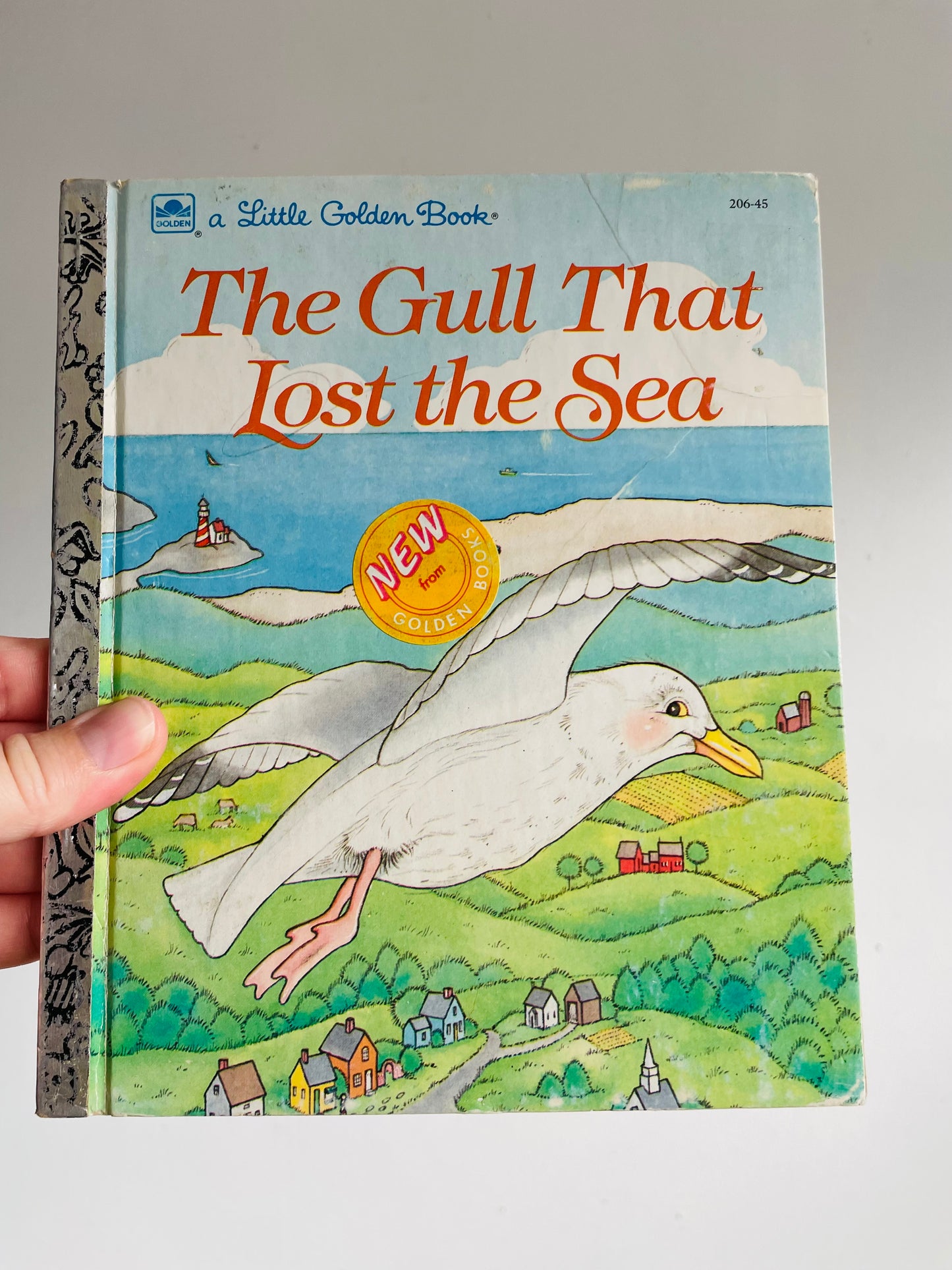 Vintage A Little Golden Book - The Gull That Lost the Sea - Hardcover (1984)