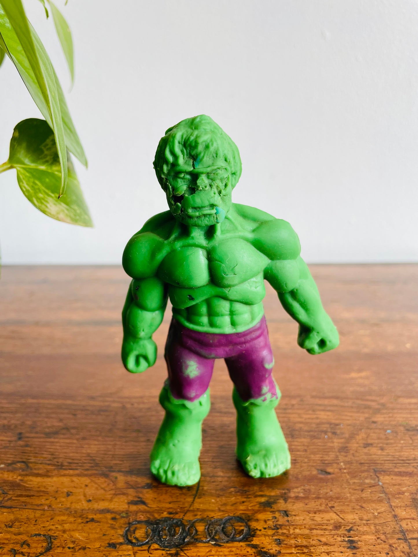 1978 Marvel Comics Group The Incredible Hulk Rubber Action Figure - Made in Hong Kong