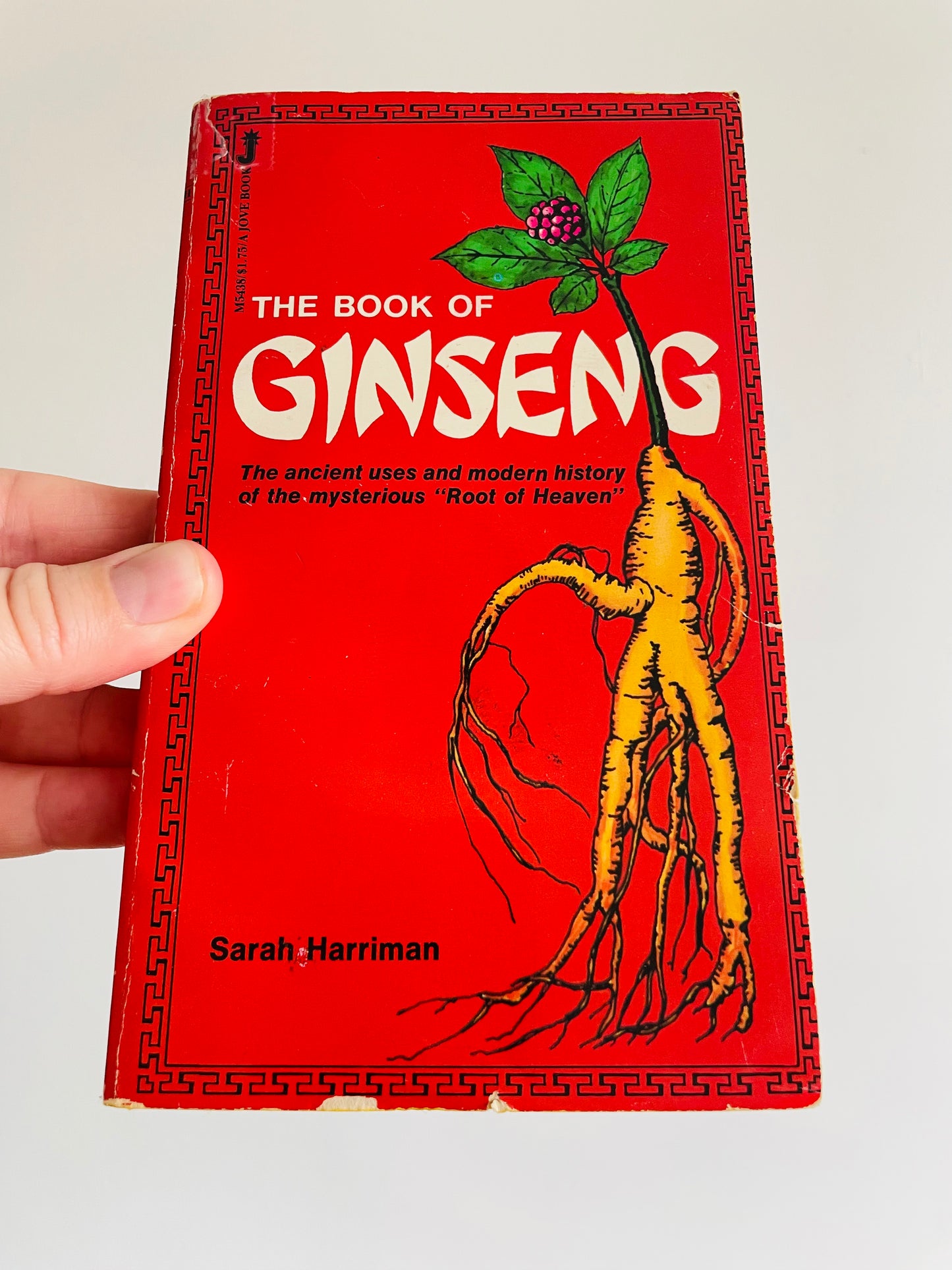 The Book of Ginseng Paperback Book by Sarah Harriman (1977)