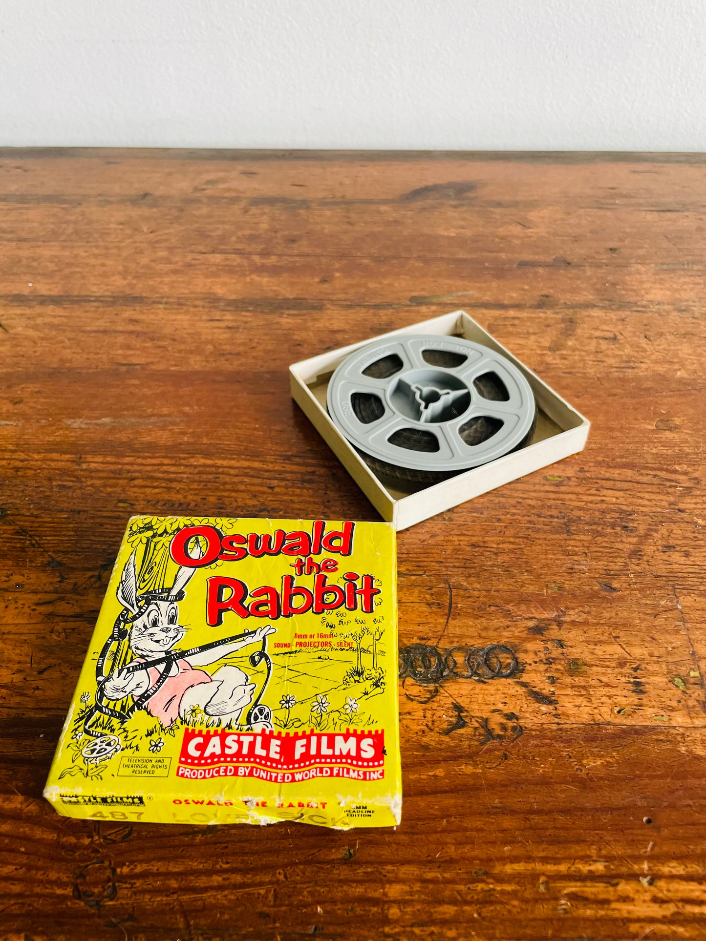 Castle Films Produced by United World Films Inc. - Oswald the Rabbit 'Love Sick' - 8mm or 16mm Projector