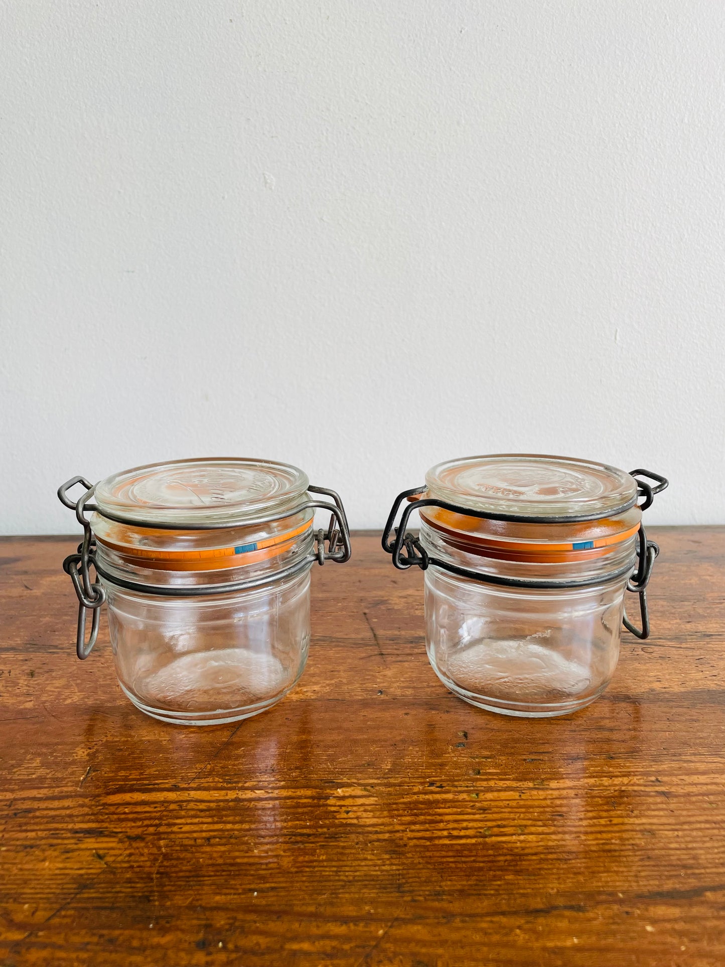 Le Parfait Super Glass Jar with Hinged Locking Lid that Seals - 200 ml - Made in France - Set of 2 Jars