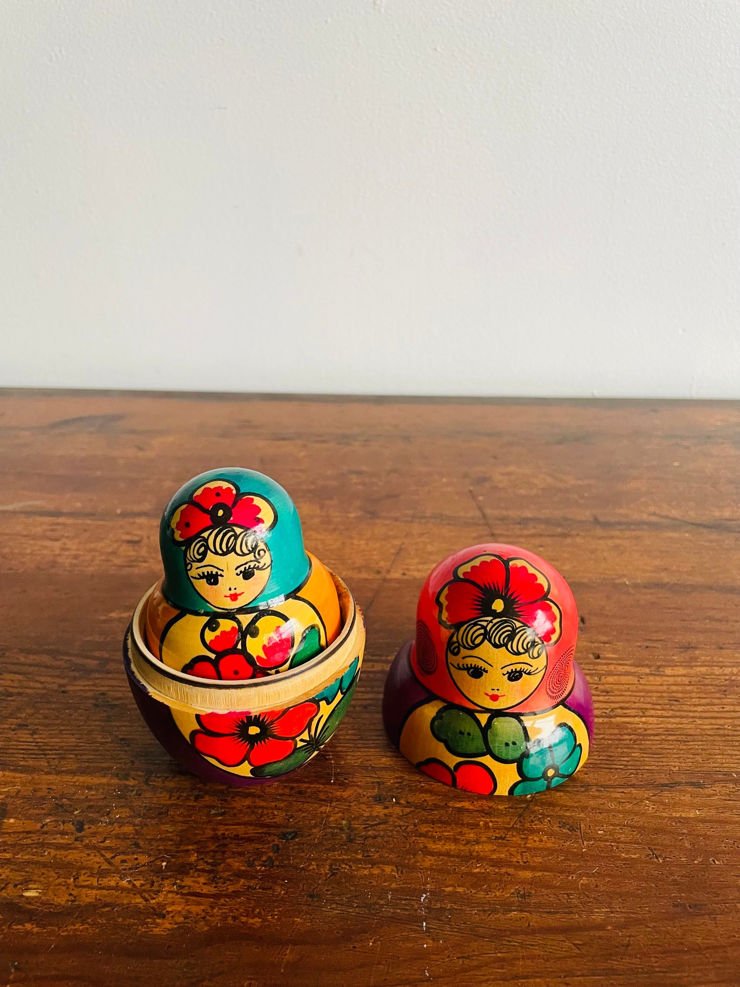 Russian Matryoshka Nesting Dolls - Set of 4.5 Dolls