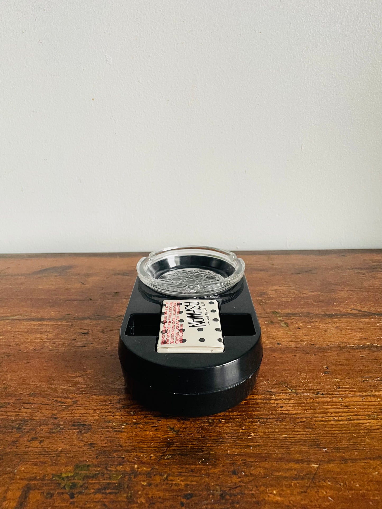 Vintage Novelty Gag Gift Ashman Ashtray - Coughs & Says "No Smoking!" When You Lift It - Made in Taiwan - Tested / Works!