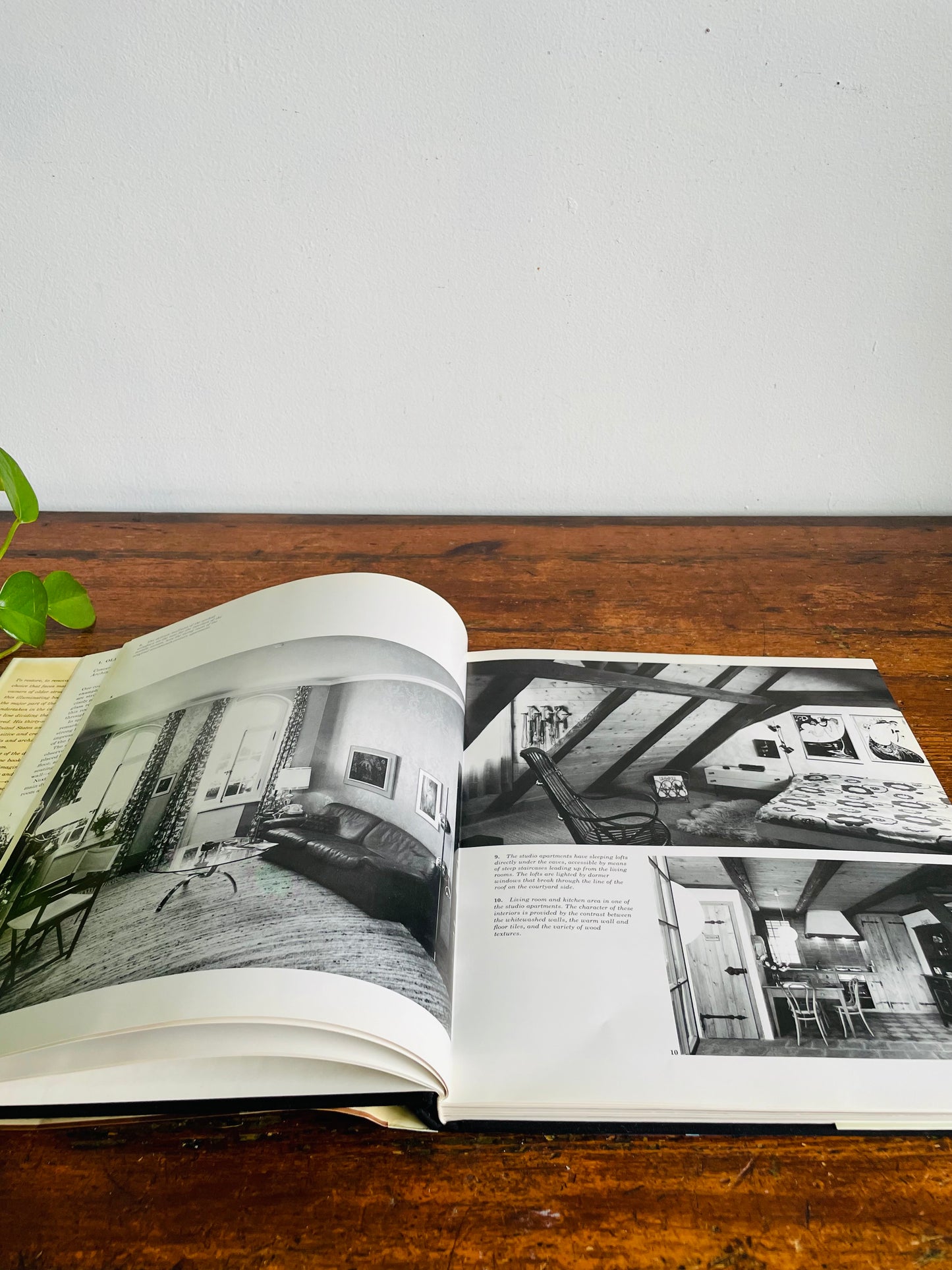 Vintage New Living in Old Houses Hardcover Coffee Table Book by Frank Werner (1982)