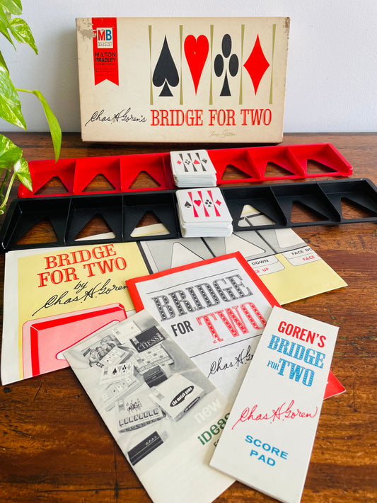 1964 Milton Bradley Company Charles Goren Bridge for Two Fine Edition Game