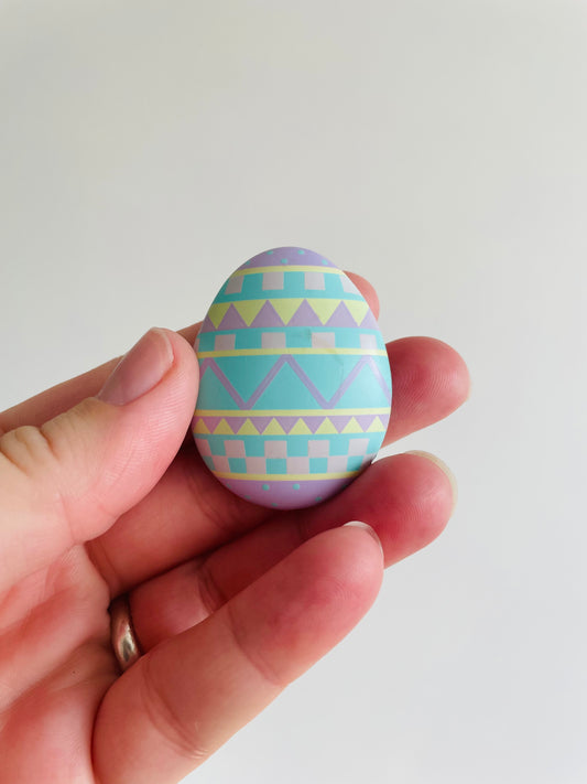 Easter Holiday Pin - Brightly Painted Egg - Hallmark Cards 1987