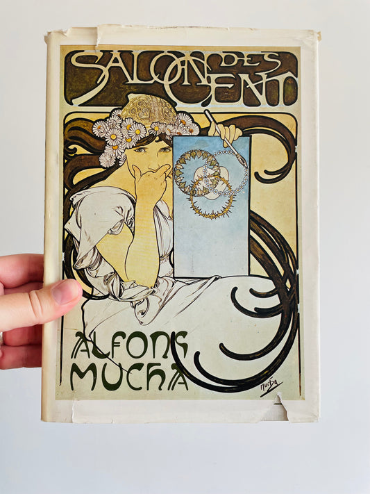 Alphonse Mucha Hardcover Art Book with Gorgeous Imagery - Written in Czech Language (1980)