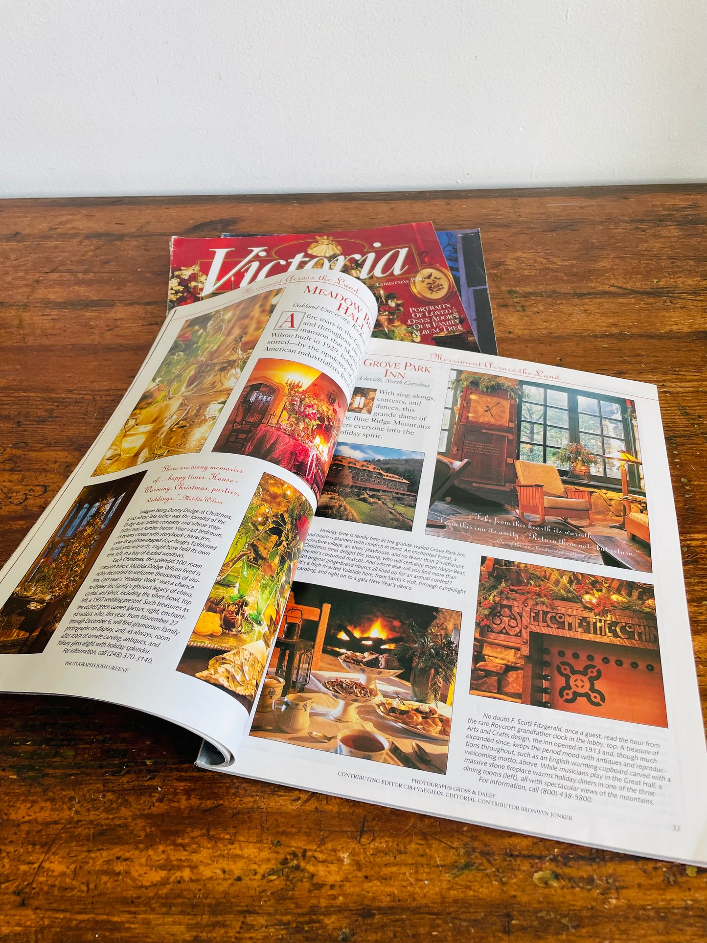 Vintage Collection of Victoria Christmas Magazines - December 1996, 1998, 1999 - Set of 3