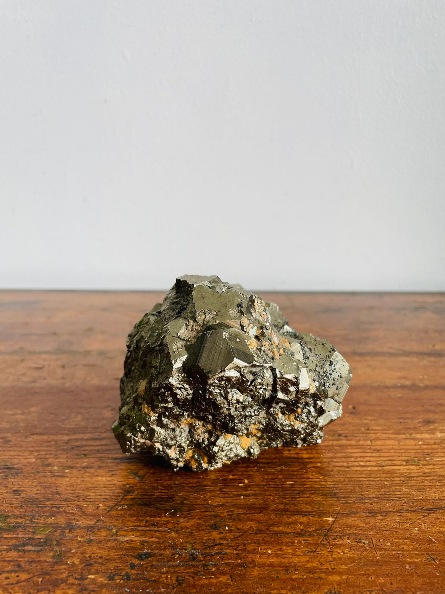 Vintage Large & Heavy 5.64 Pound Pyrite Rock Cluster - Fool's Gold - Geology Specimen - Product of Peru