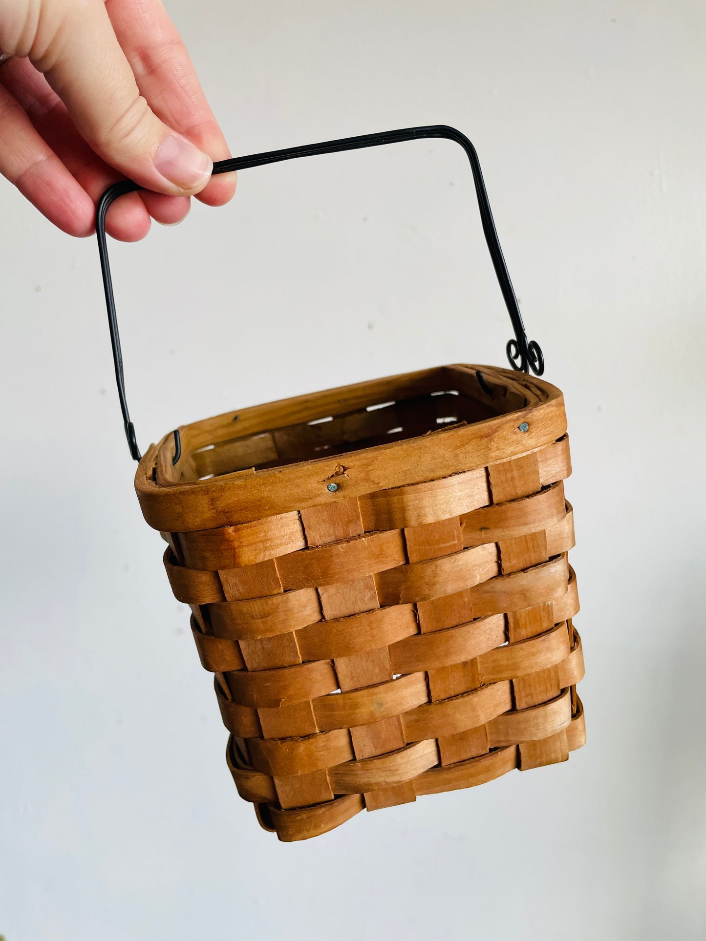 Brand New Vintage Collection of Christmas Candles in Wicker Basket - Assorted Sizes & Shapes, Red & Green - Includes Santa Face Candles in Original Box - Set of 12 Candles + Basket